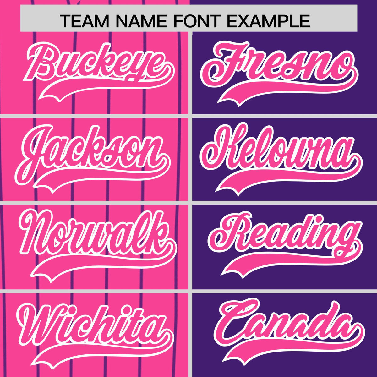 Custom Pink Purple and Black Pinstripe Personalized Raglan Sleeves Authentic Baseball Jersey