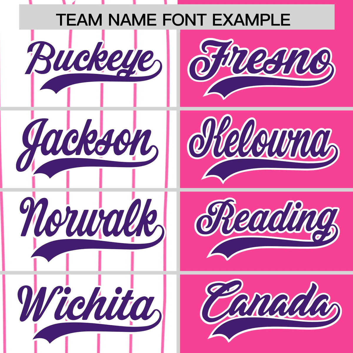 Custom White Pink and Purple Pinstripe Personalized Raglan Sleeves Authentic Baseball Jersey