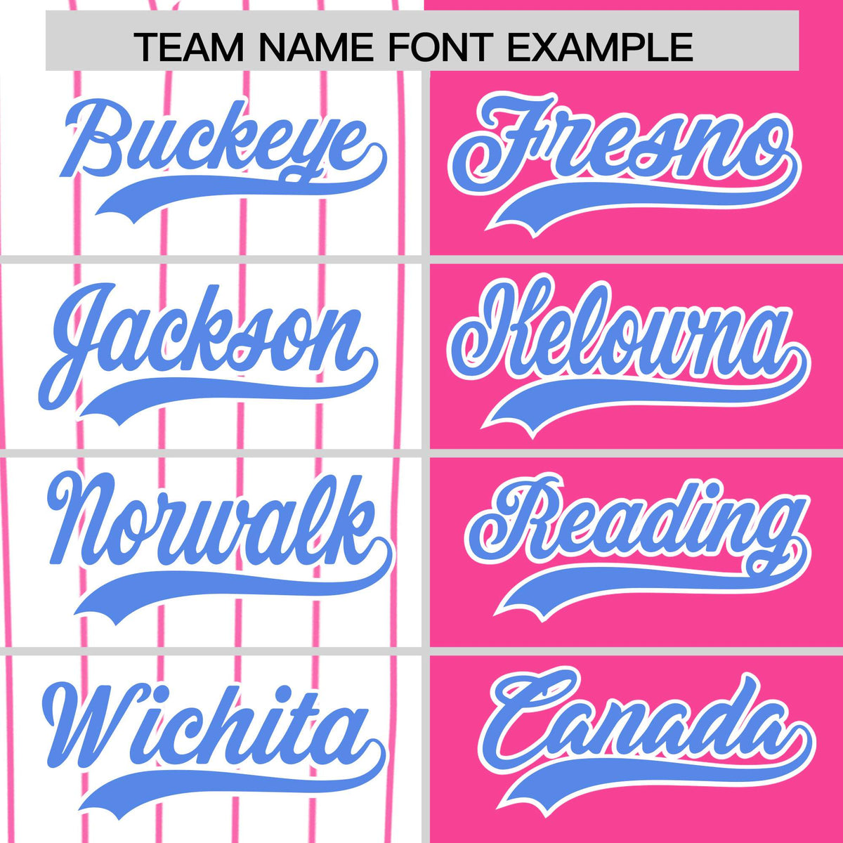 Custom White Pink and Powder Blue Pinstripe Personalized Raglan Sleeves Authentic Baseball Jersey