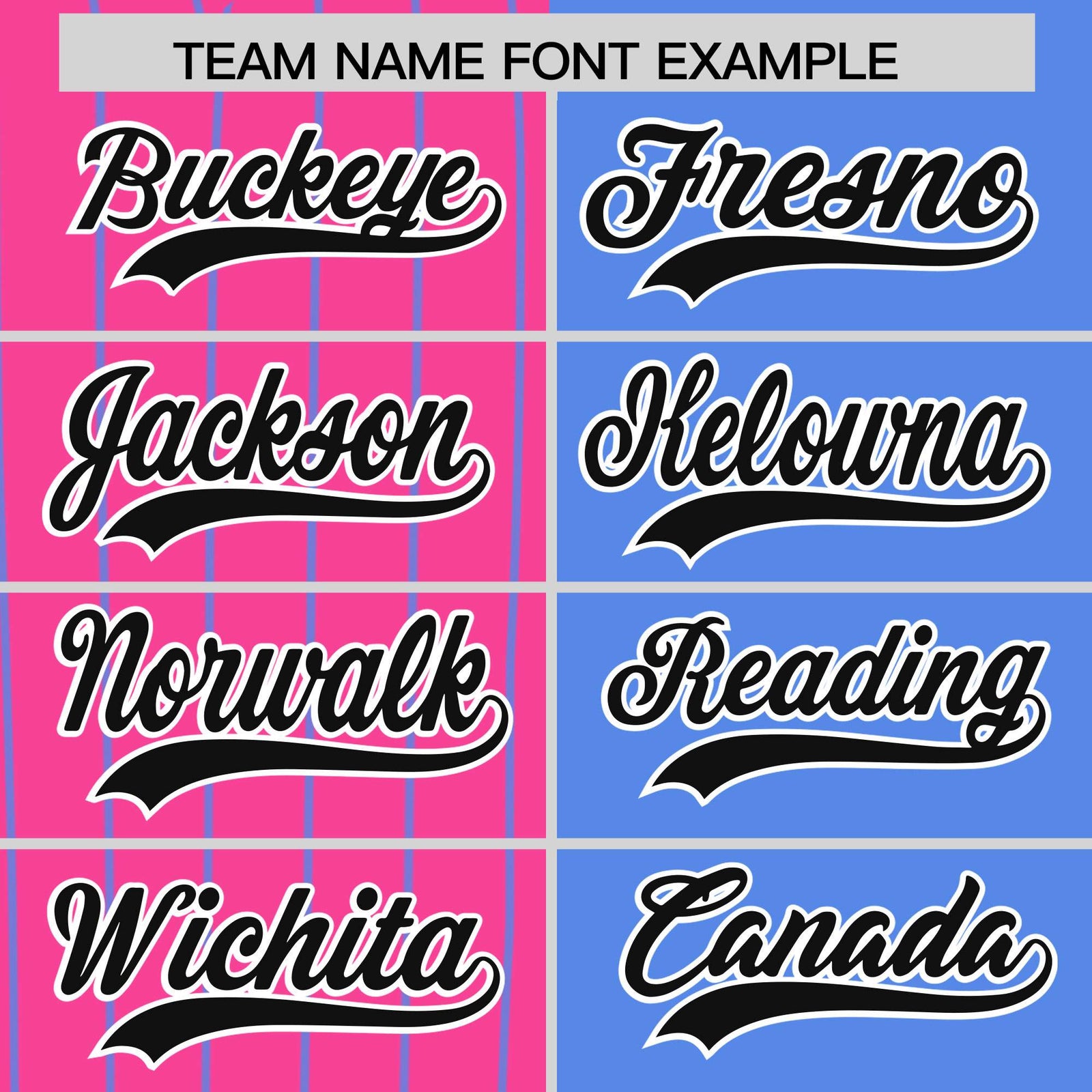 Custom Pink Powder Blue and Black Pinstripe Personalized Raglan Sleeves Authentic Baseball Jersey