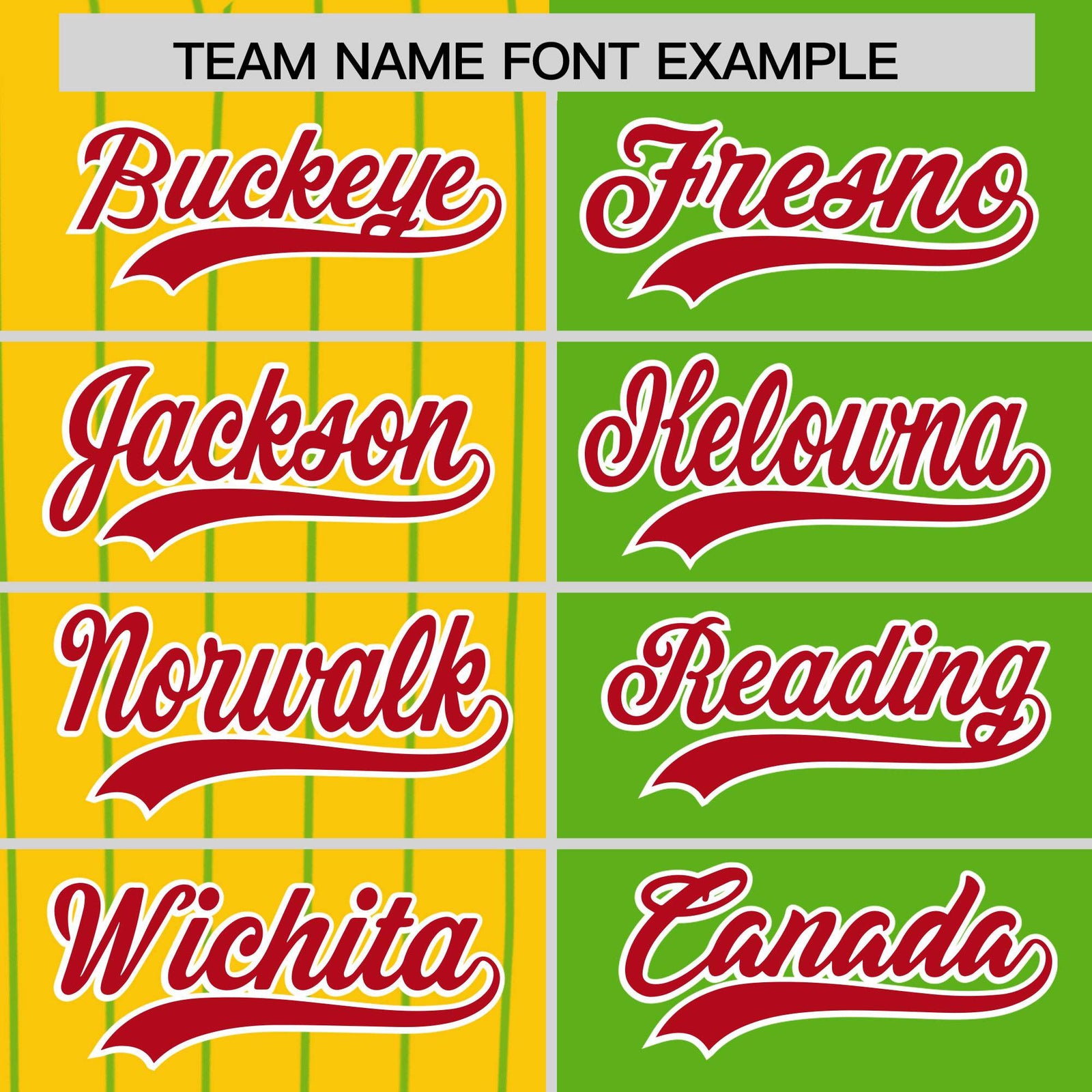 Custom Gold Neon Green and Red Pinstripe Personalized Raglan Sleeves Authentic Baseball Jersey