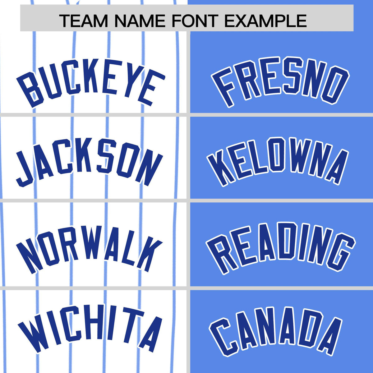 Custom White Powder Blue and Royal Pinstripe Personalized Raglan Sleeves Authentic Baseball Jersey
