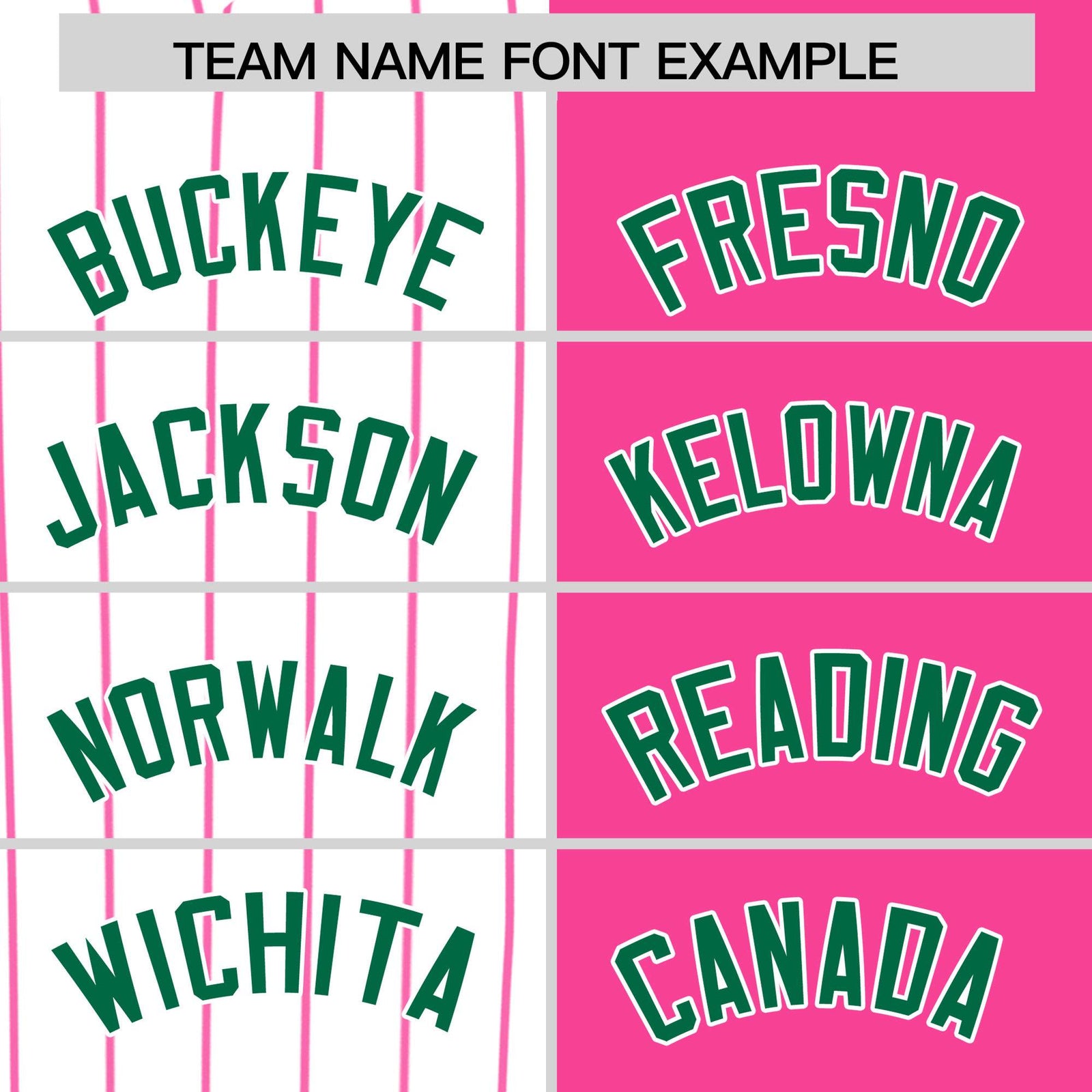 Custom White Pink and Kelly Green Pinstripe Personalized Raglan Sleeves Authentic Baseball Jersey