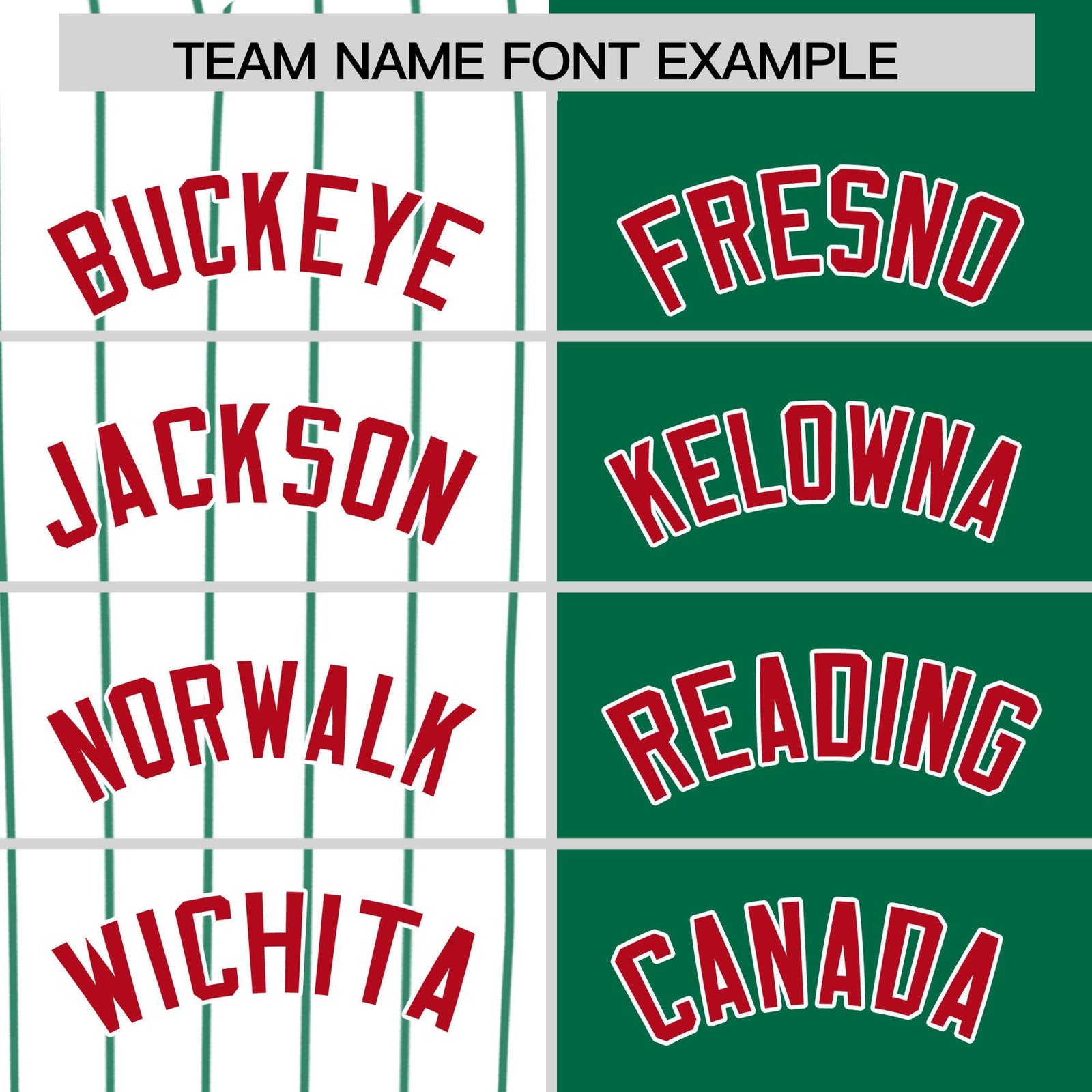 Custom White Kelly Green and Red Pinstripe Personalized Raglan Sleeves Authentic Baseball Jersey