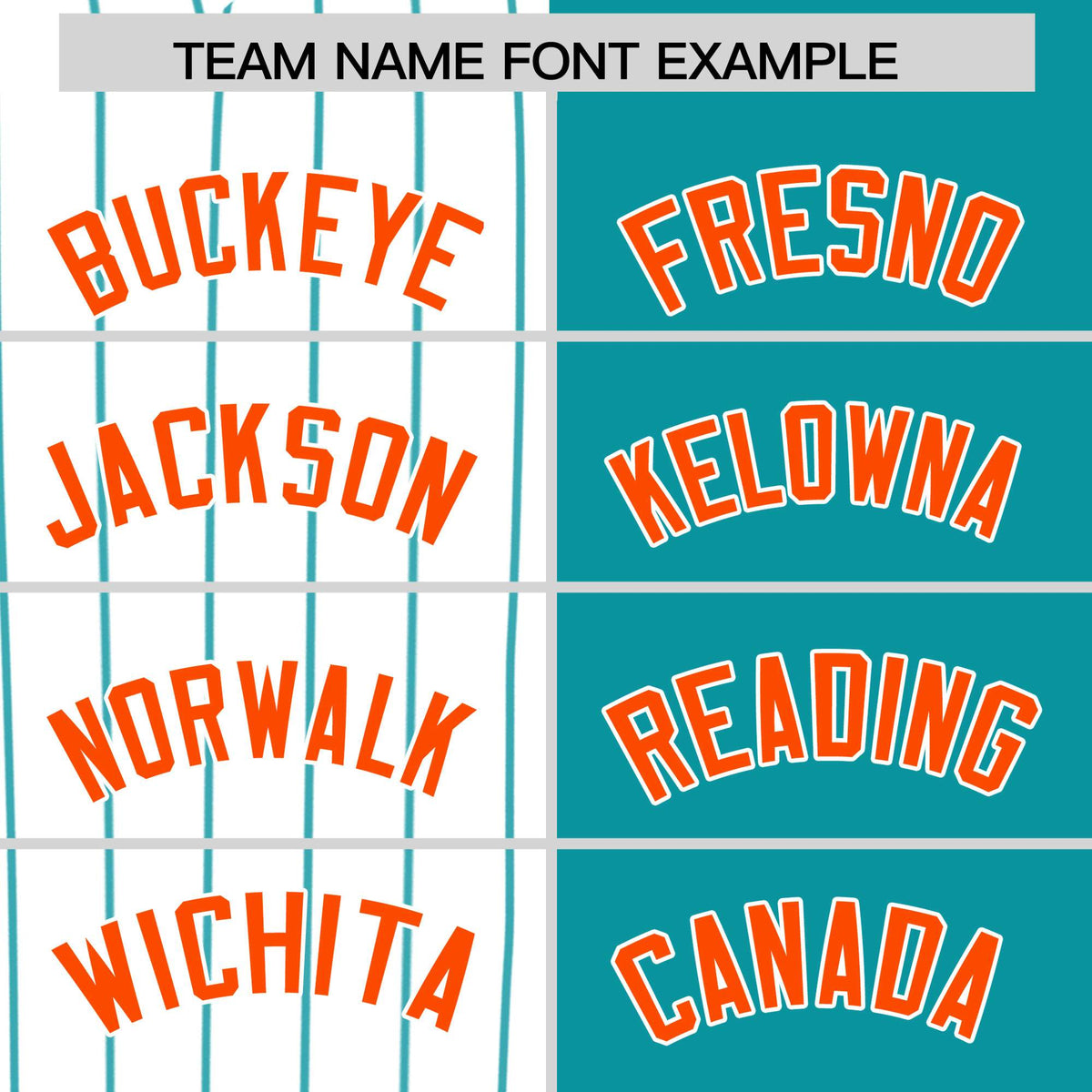 Custom White Aqua and Orange Pinstripe Personalized Raglan Sleeves Authentic Baseball Jersey
