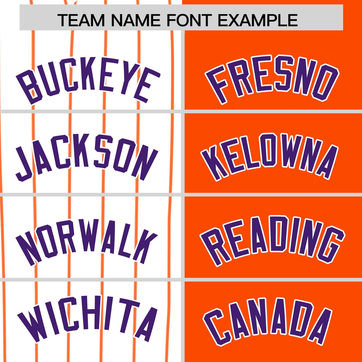Custom White Orange and Purple Pinstripe Personalized Raglan Sleeves Authentic Baseball Jersey