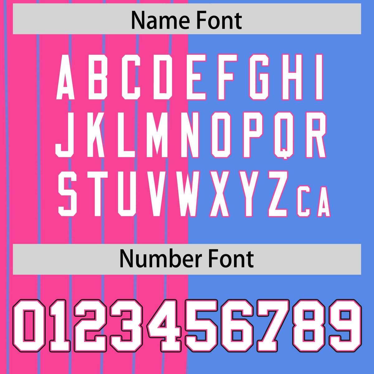 Custom Pink Powder Blue and White Pinstripe Personalized Raglan Sleeves Authentic Baseball Jersey