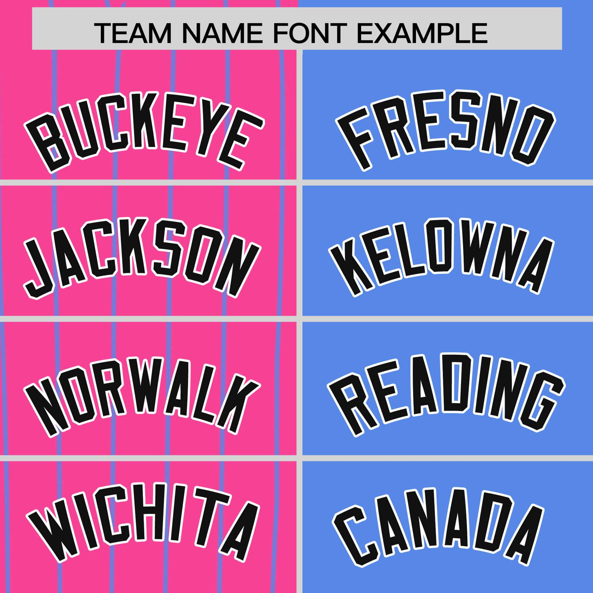 Custom Pink Powder Blue and Black Pinstripe Personalized Raglan Sleeves Authentic Baseball Jersey