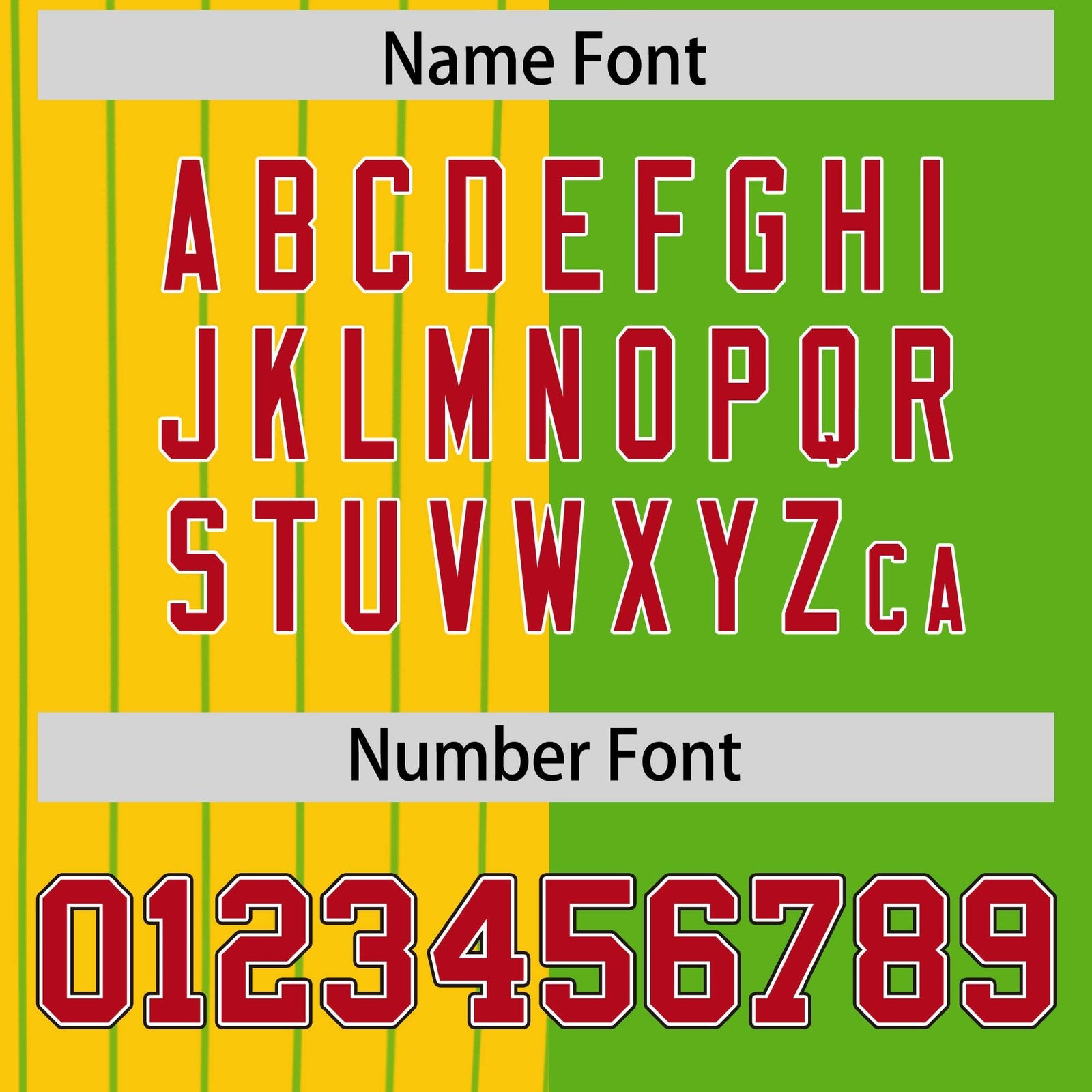 Custom Gold Neon Green and Red Pinstripe Personalized Raglan Sleeves Authentic Baseball Jersey