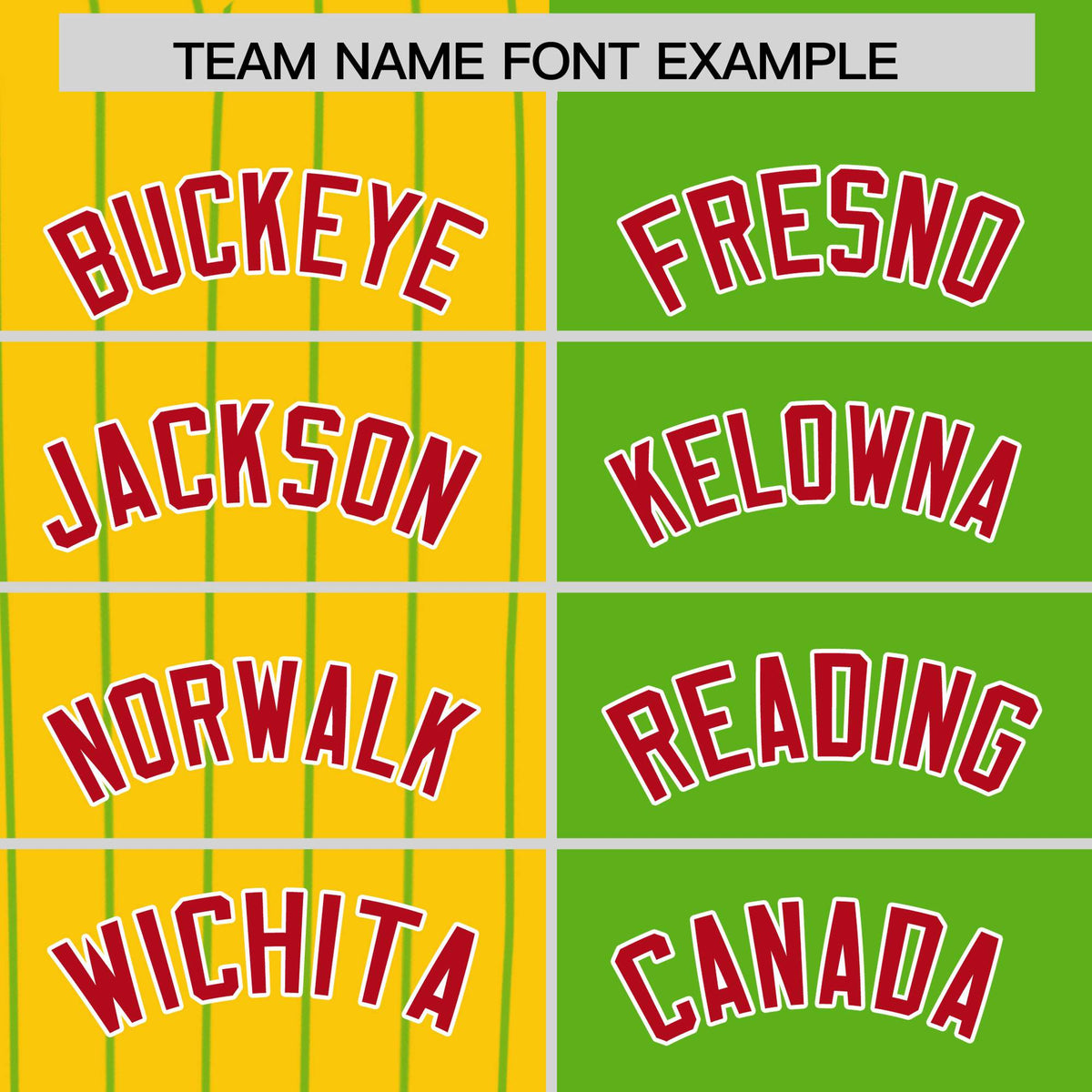 Custom Gold Neon Green and Red Pinstripe Personalized Raglan Sleeves Authentic Baseball Jersey