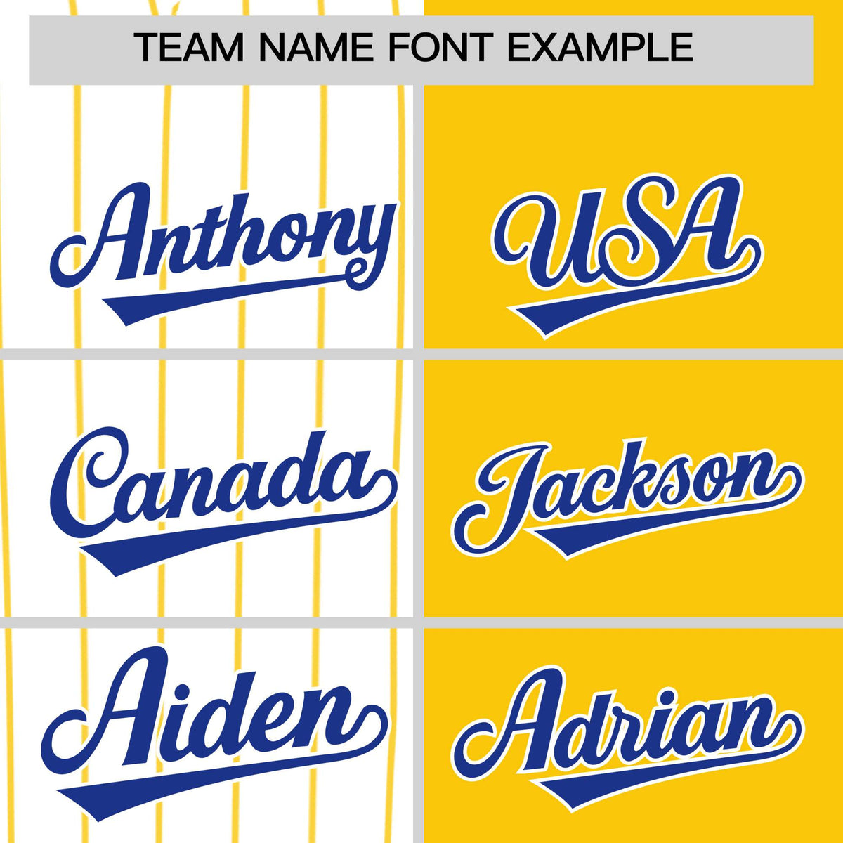 Custom White Gold and Royal Pinstripe Personalized Raglan Sleeves Authentic Baseball Jersey