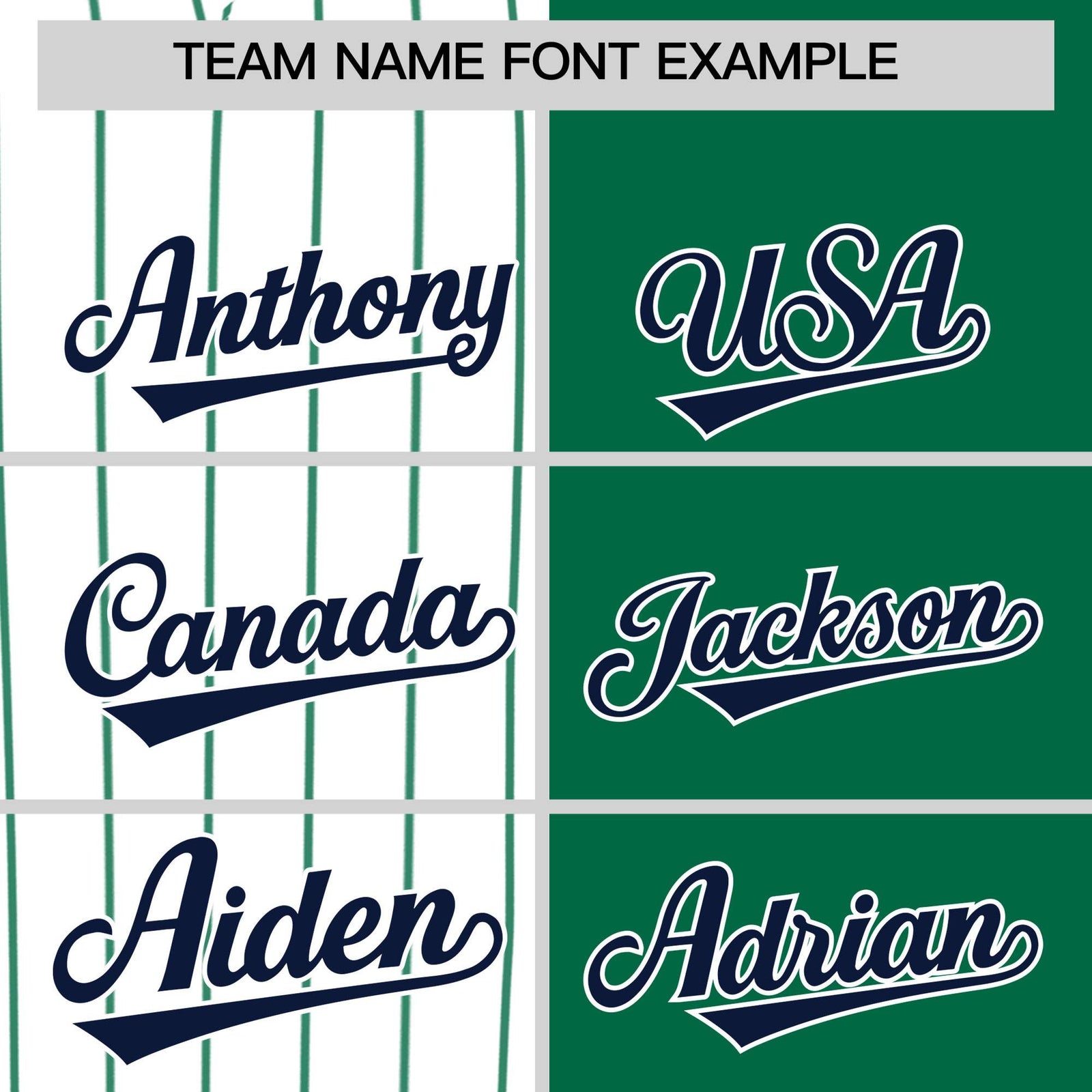 Custom White Kelly Green and Navy Pinstripe Personalized Raglan Sleeves Authentic Baseball Jersey