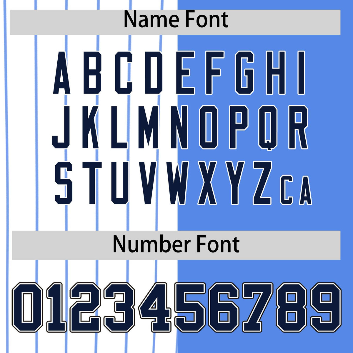 Custom White Powder Blue and Navy Pinstripe Personalized Raglan Sleeves Authentic Baseball Jersey