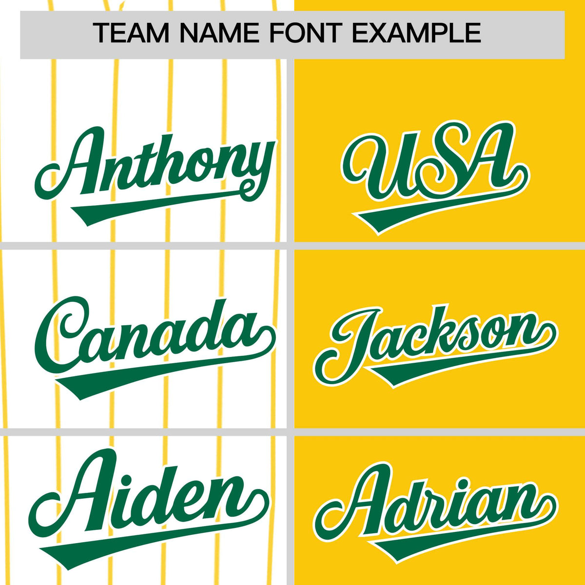 Custom White Gold and Kelly Green Pinstripe Personalized Raglan Sleeves Authentic Baseball Jersey