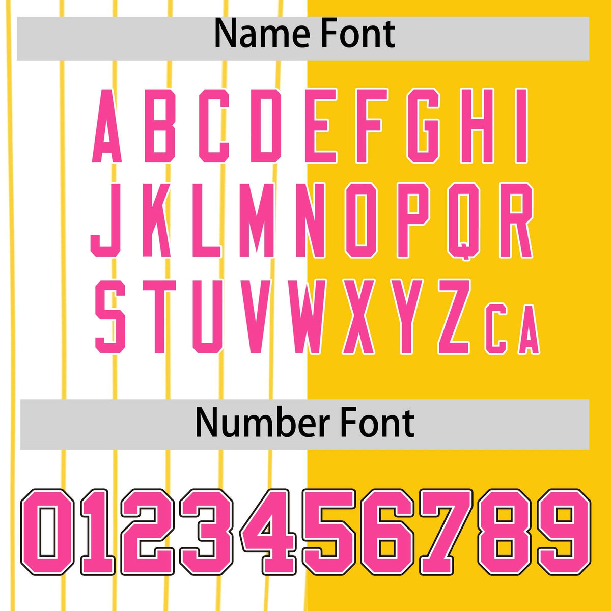 Custom White Gold and Pink Pinstripe Personalized Raglan Sleeves Authentic Baseball Jersey