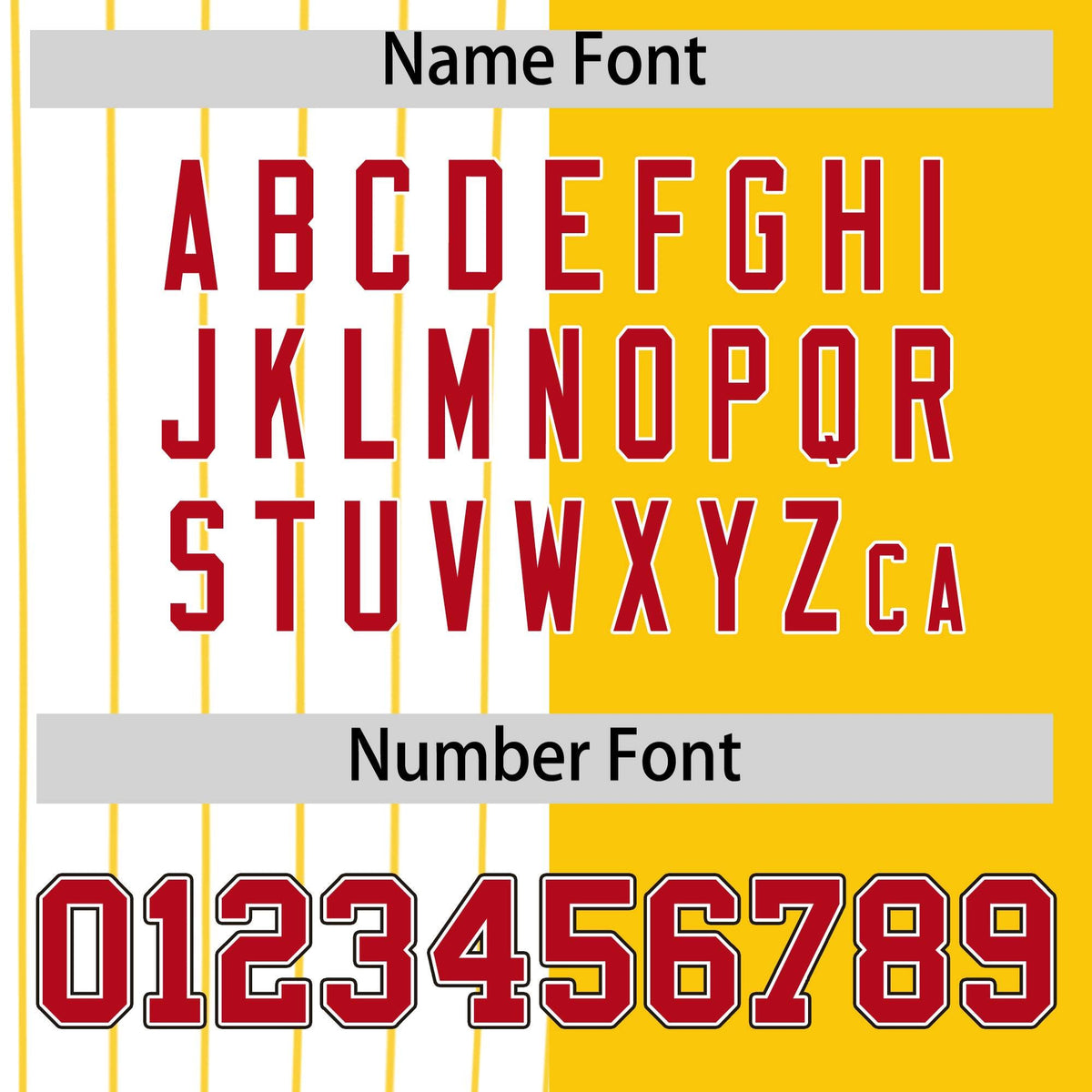 Custom White Gold and Red Pinstripe Personalized Raglan Sleeves Authentic Baseball Jersey