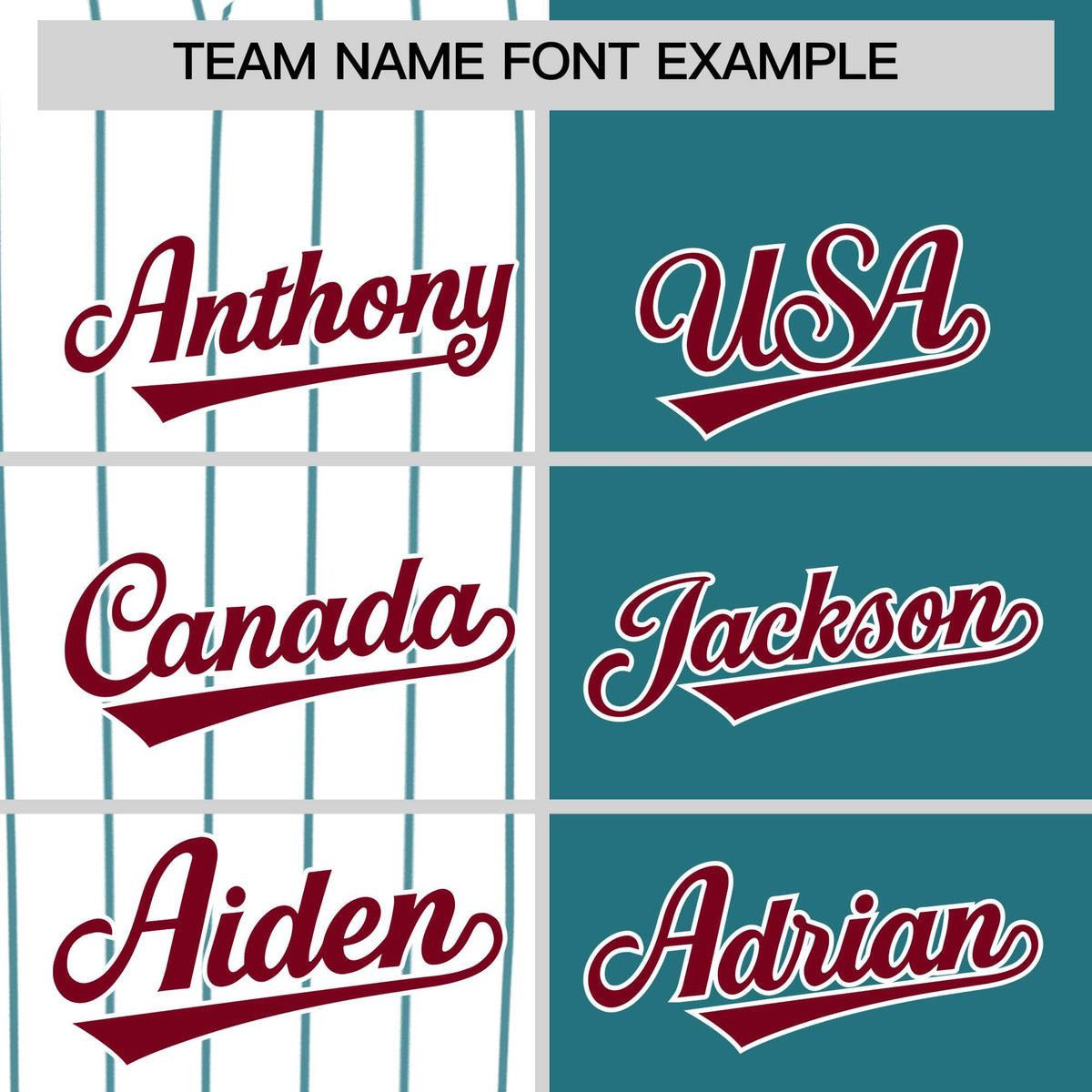 Custom White Teal and Crimson Pinstripe Personalized Raglan Sleeves Authentic Baseball Jersey