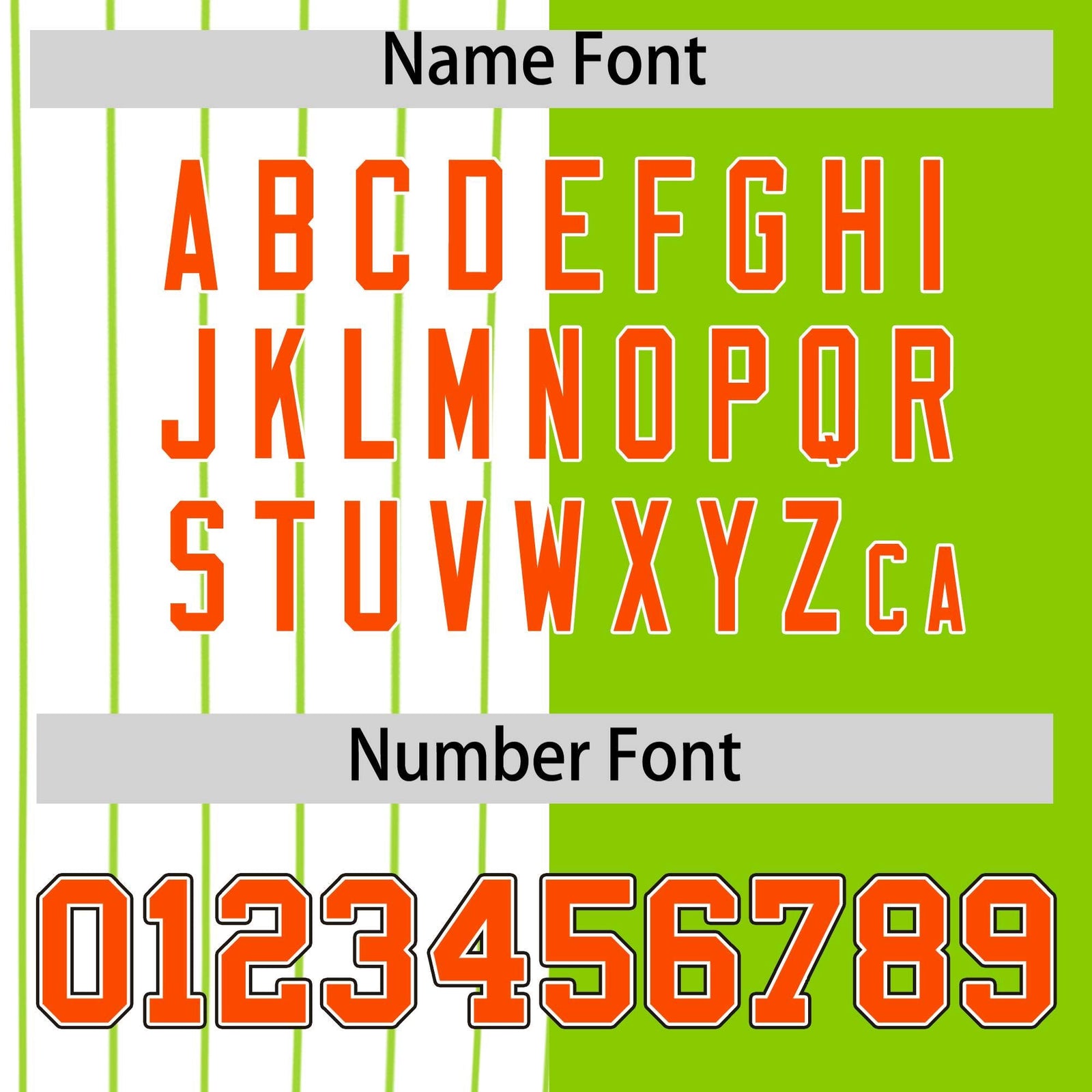 Custom White Neon Green and Orange Pinstripe Personalized Raglan Sleeves Authentic Baseball Jersey