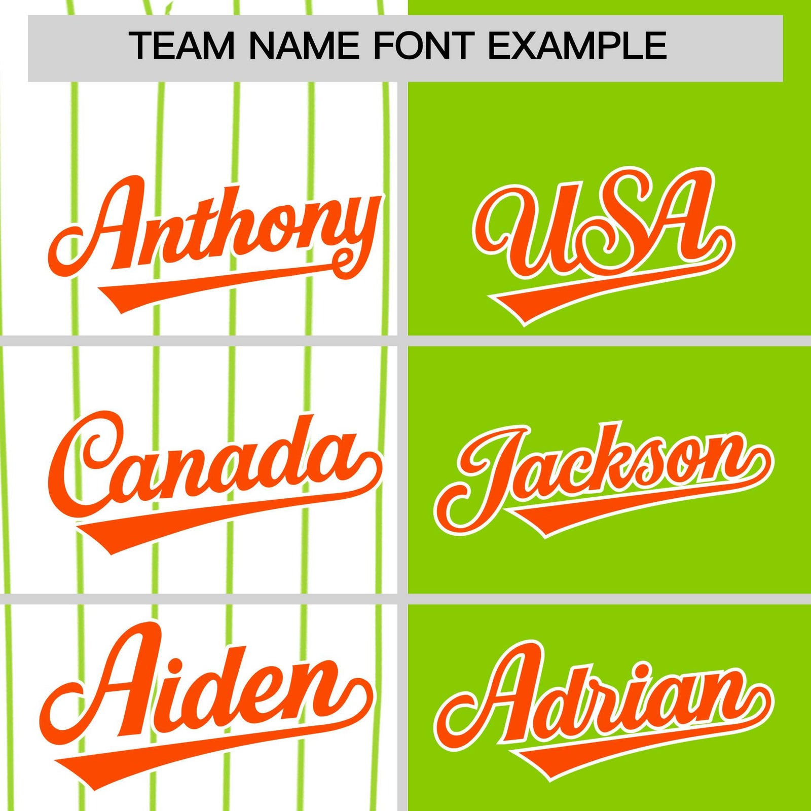 Custom White Neon Green and Orange Pinstripe Personalized Raglan Sleeves Authentic Baseball Jersey