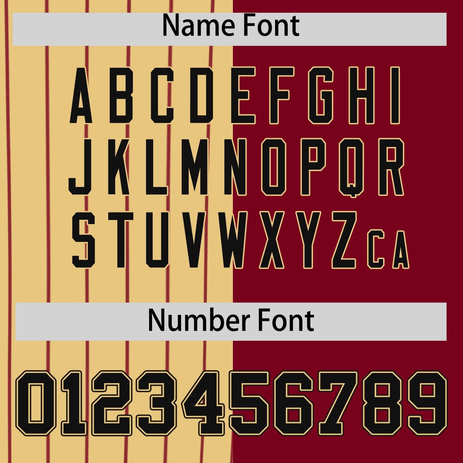 Custom Khaki Crimson and Black Pinstripe Personalized Raglan Sleeves Authentic Baseball Jersey