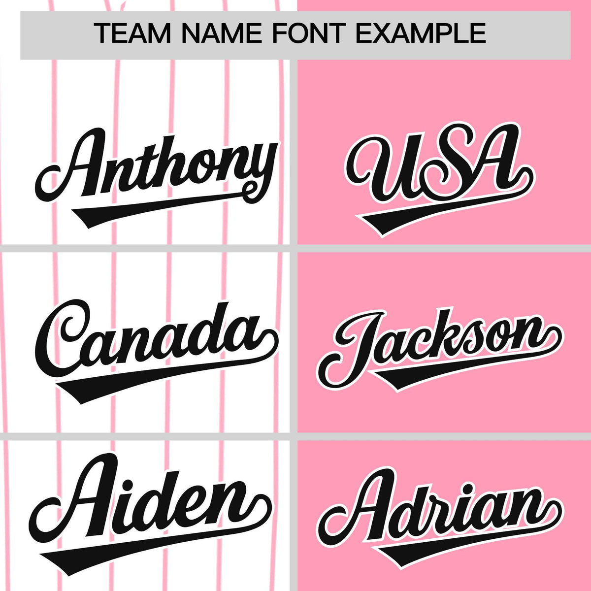 Custom White Light Pink and Black Pinstripe Personalized Raglan Sleeves Authentic Baseball Jersey