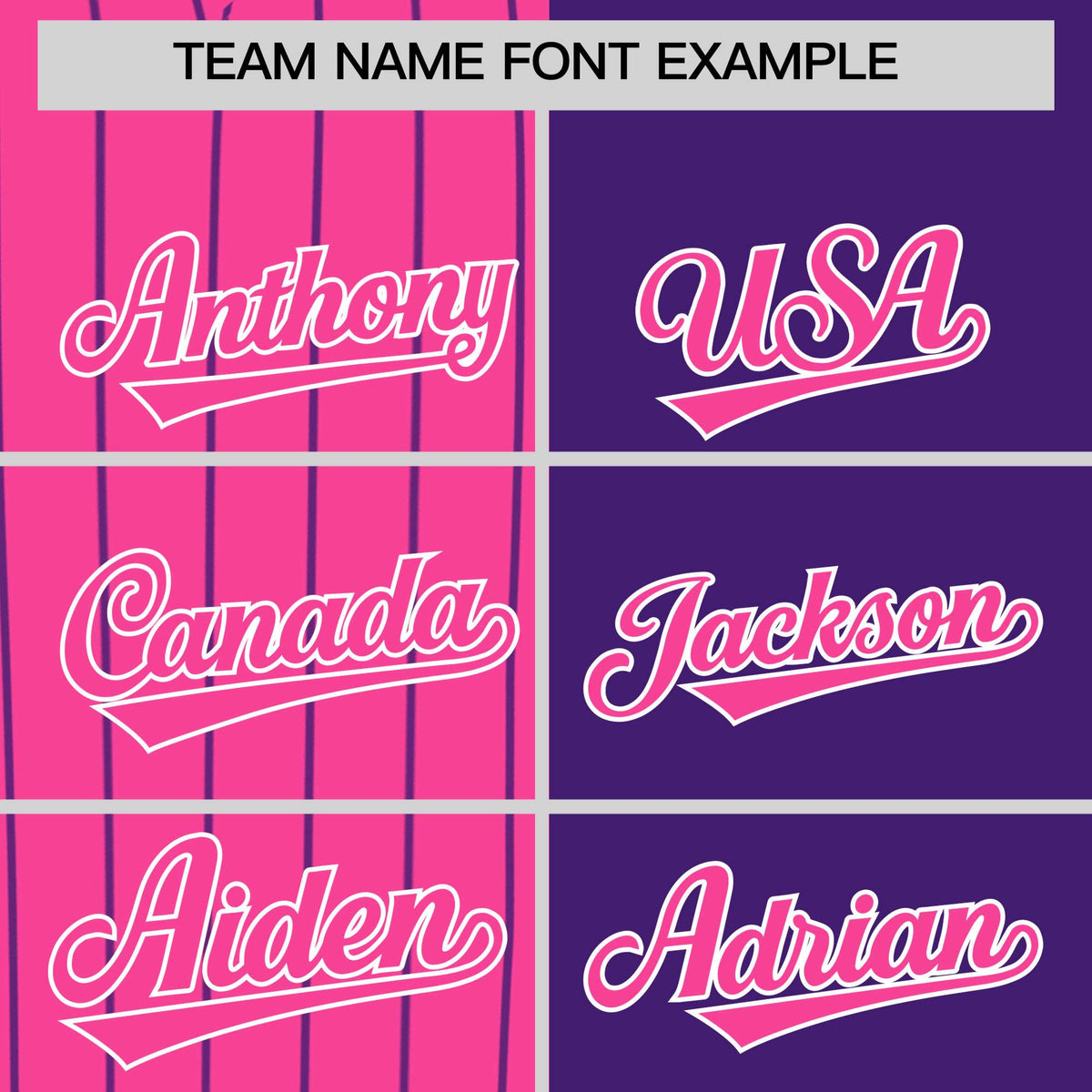 Custom Pink Purple and Black Pinstripe Personalized Raglan Sleeves Authentic Baseball Jersey