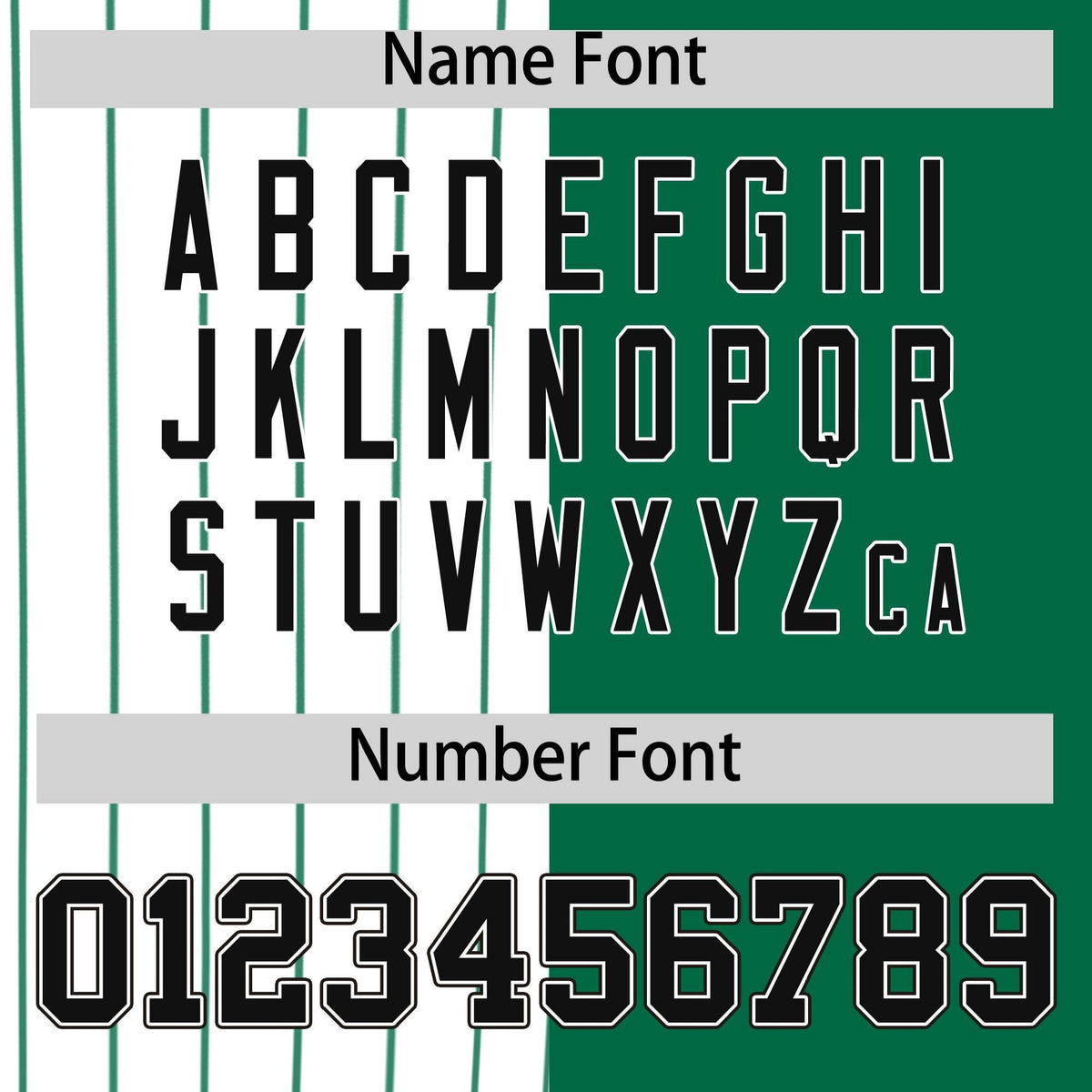 Custom White Kelly Green and Black Pinstripe Personalized Raglan Sleeves Authentic Baseball Jersey