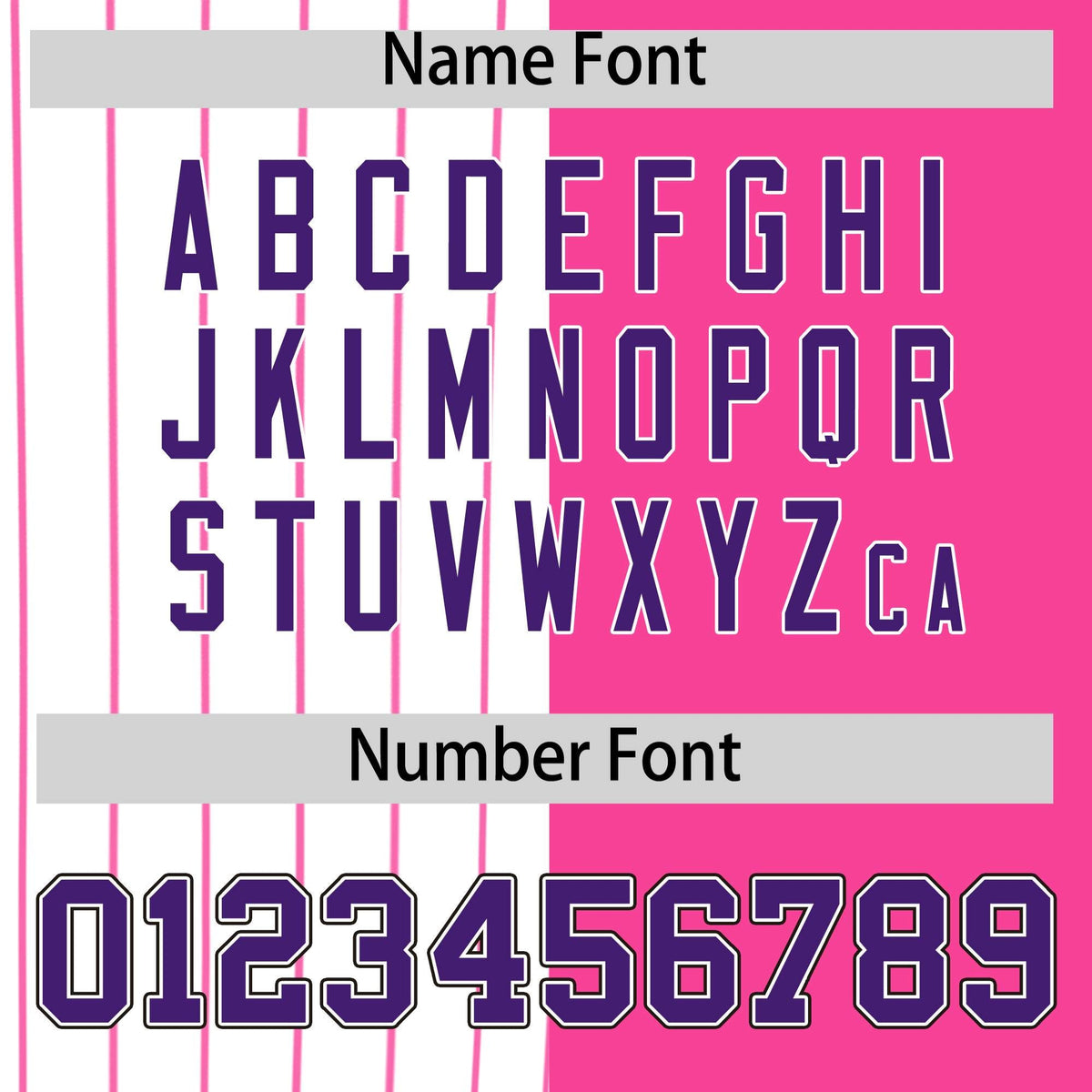 Custom White Pink and Purple Pinstripe Personalized Raglan Sleeves Authentic Baseball Jersey