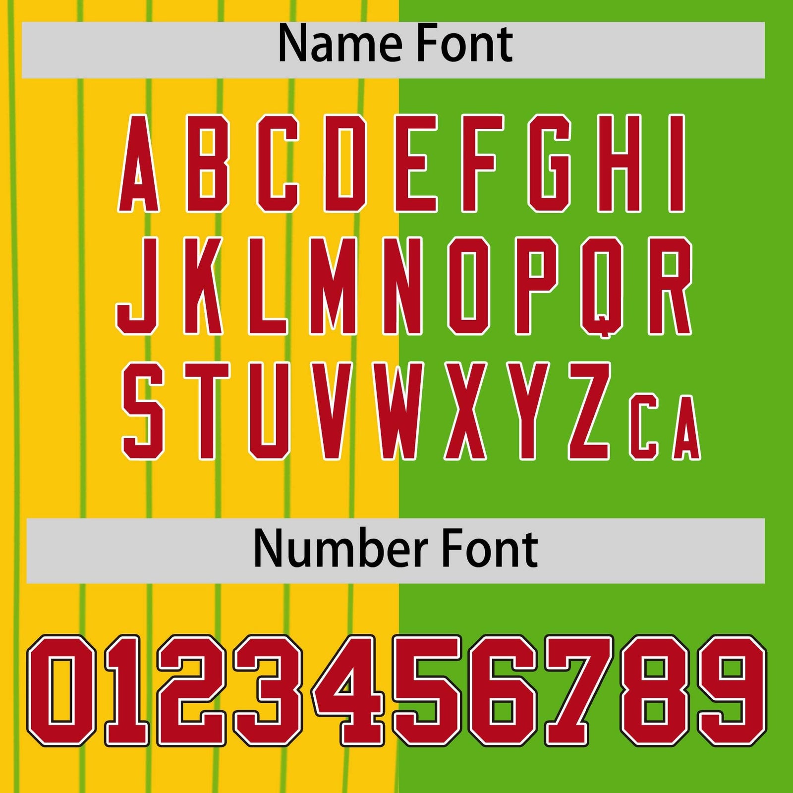 Custom Gold Neon Green and Red Pinstripe Personalized Raglan Sleeves Authentic Baseball Jersey