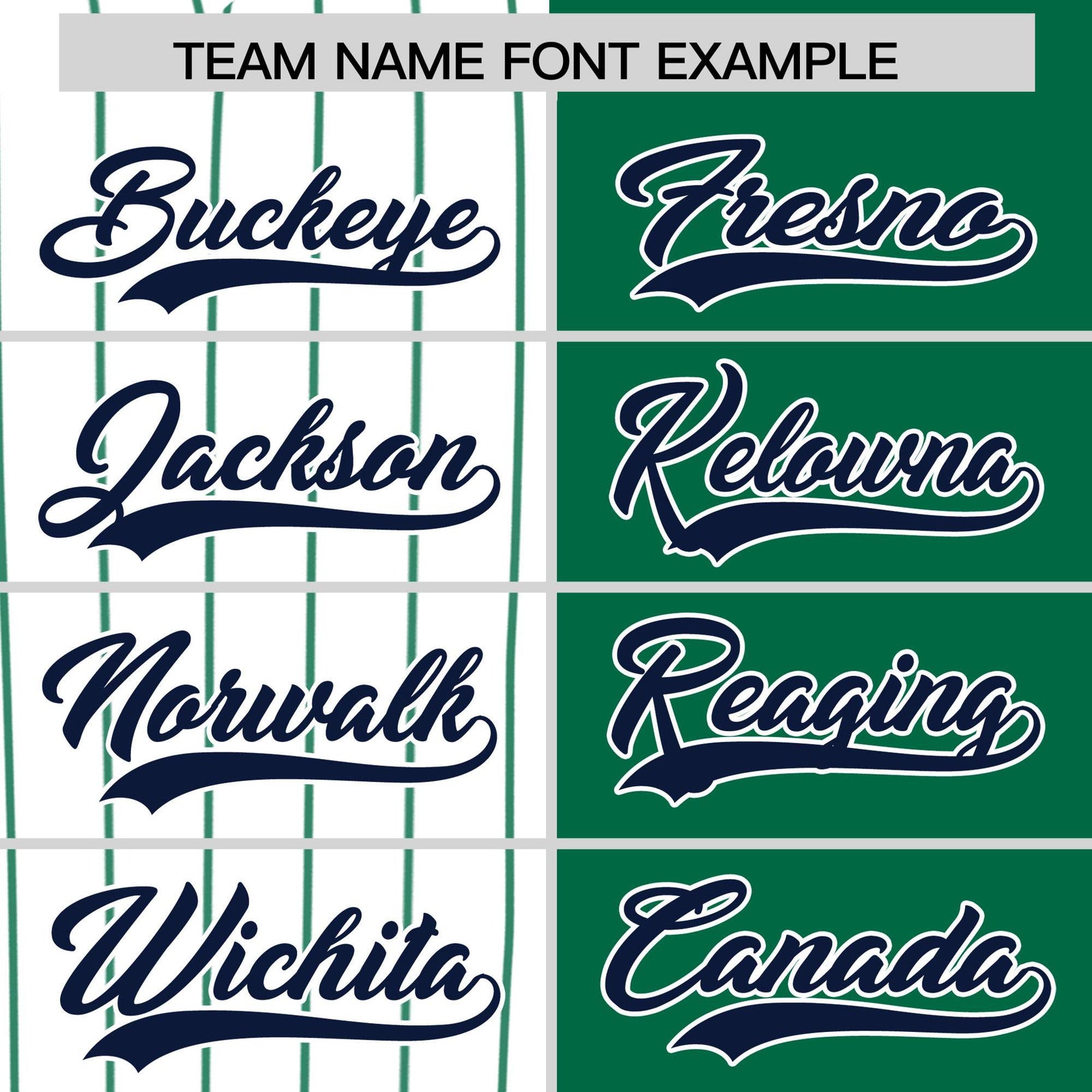 Custom White Kelly Green and Navy Pinstripe Personalized Raglan Sleeves Authentic Baseball Jersey