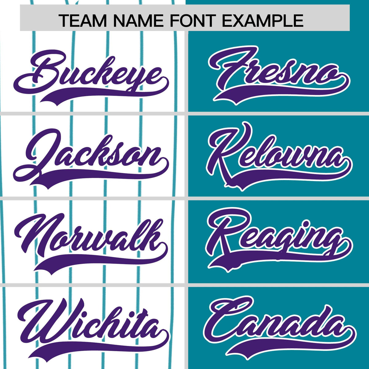 Custom White Teal and Purple Pinstripe Personalized Raglan Sleeves Authentic Baseball Jersey