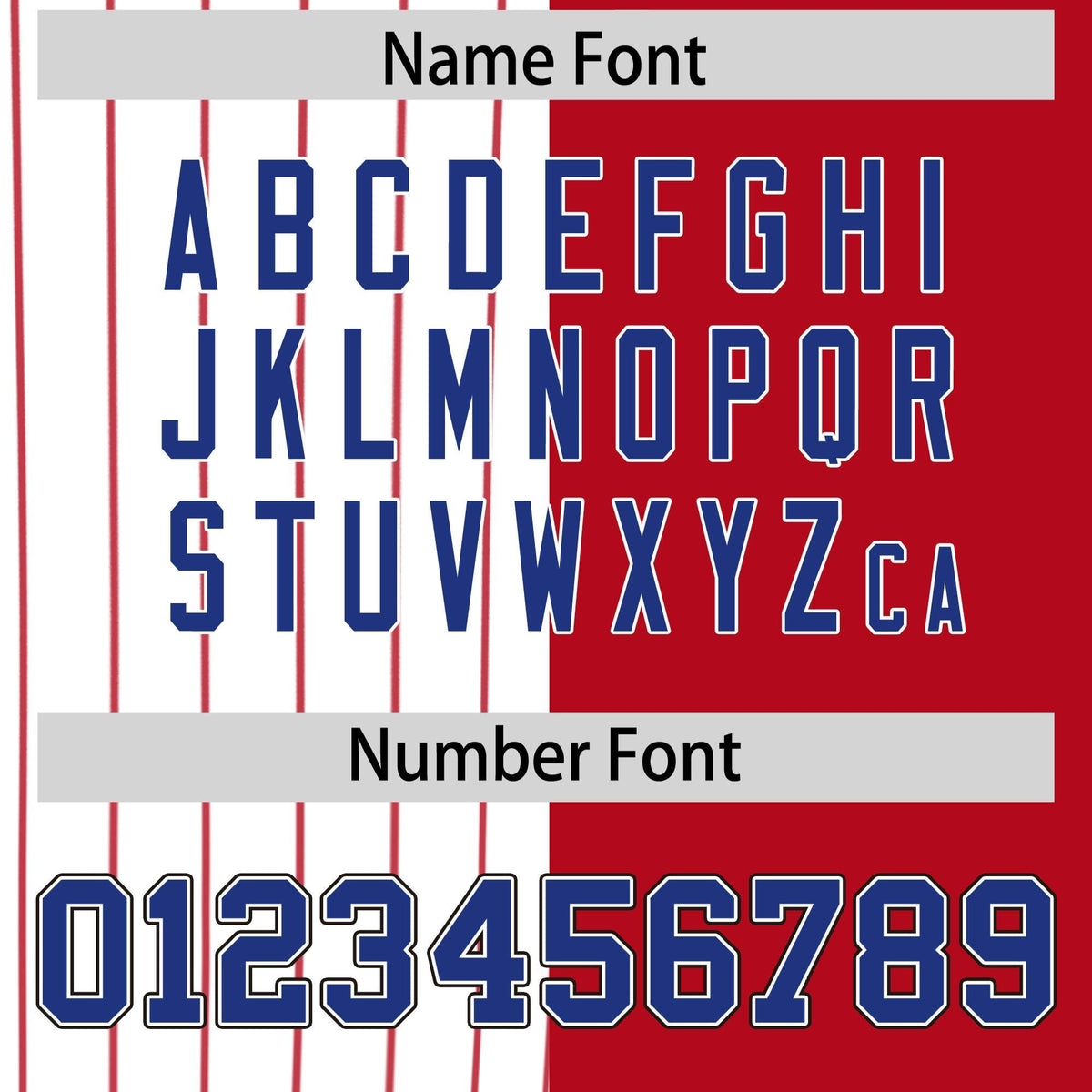 Custom White Red and Royal Pinstripe Personalized Raglan Sleeves Authentic Baseball Jersey