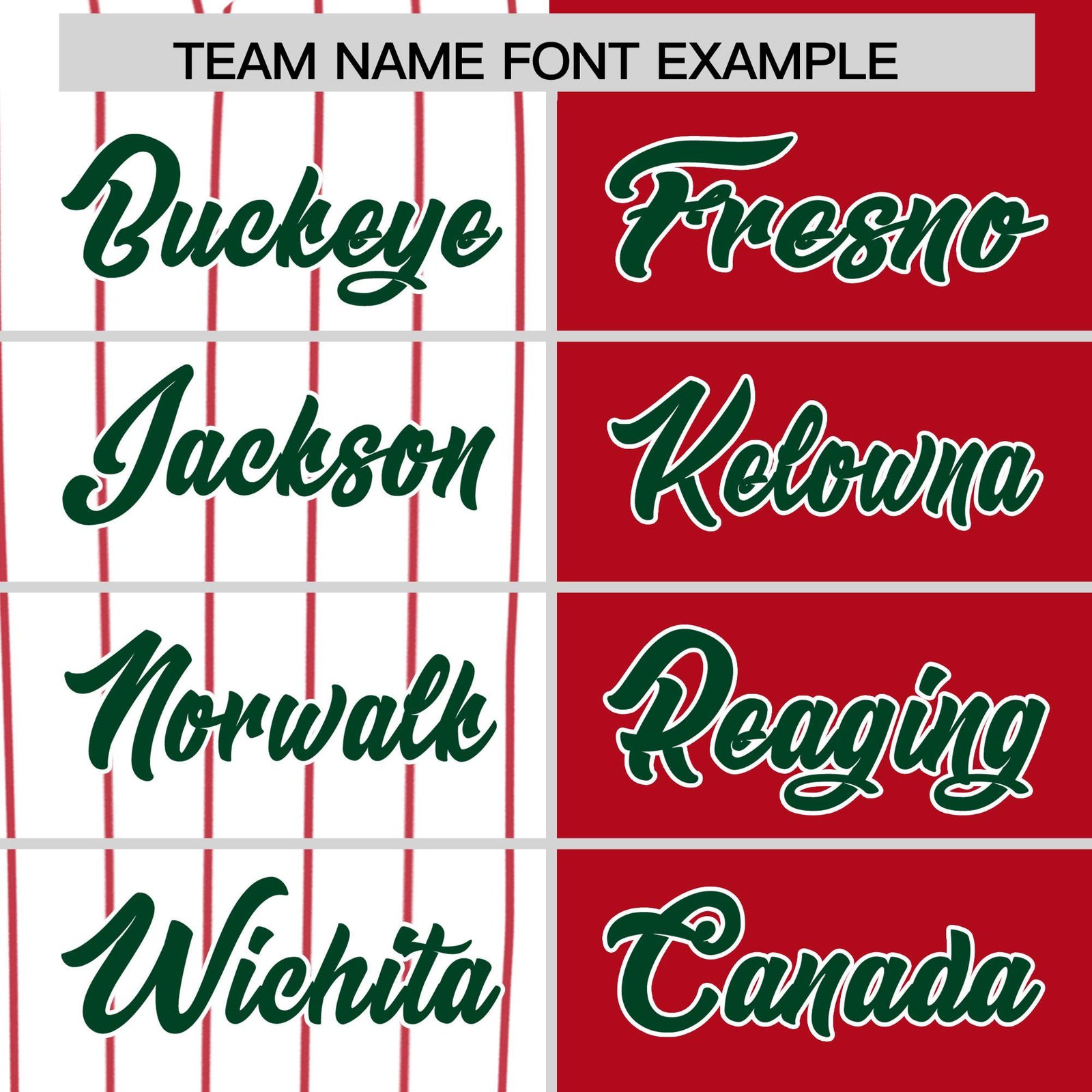 Custom White Red and Green Pinstripe Personalized Raglan Sleeves Authentic Baseball Jersey