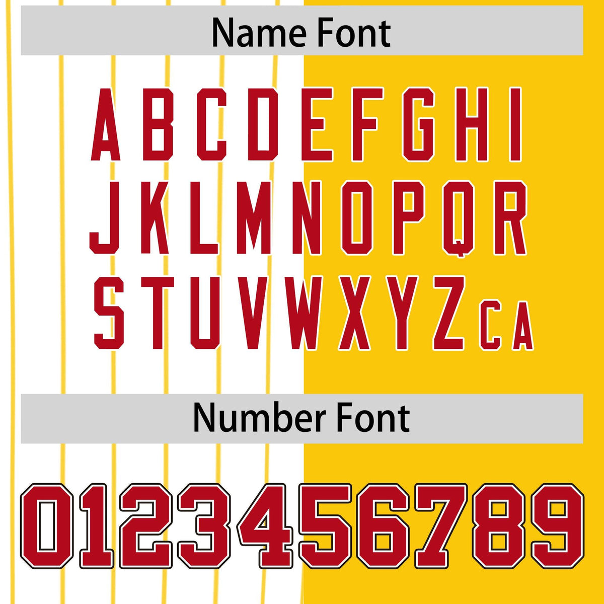 Custom White Gold and Red Pinstripe Personalized Raglan Sleeves Authentic Baseball Jersey