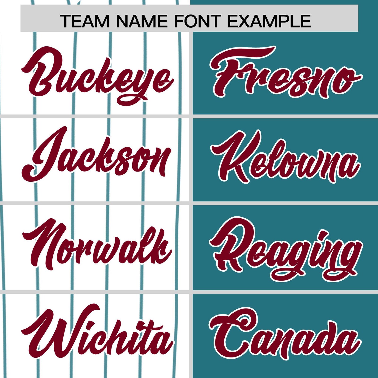 Custom White Teal and Crimson Pinstripe Personalized Raglan Sleeves Authentic Baseball Jersey