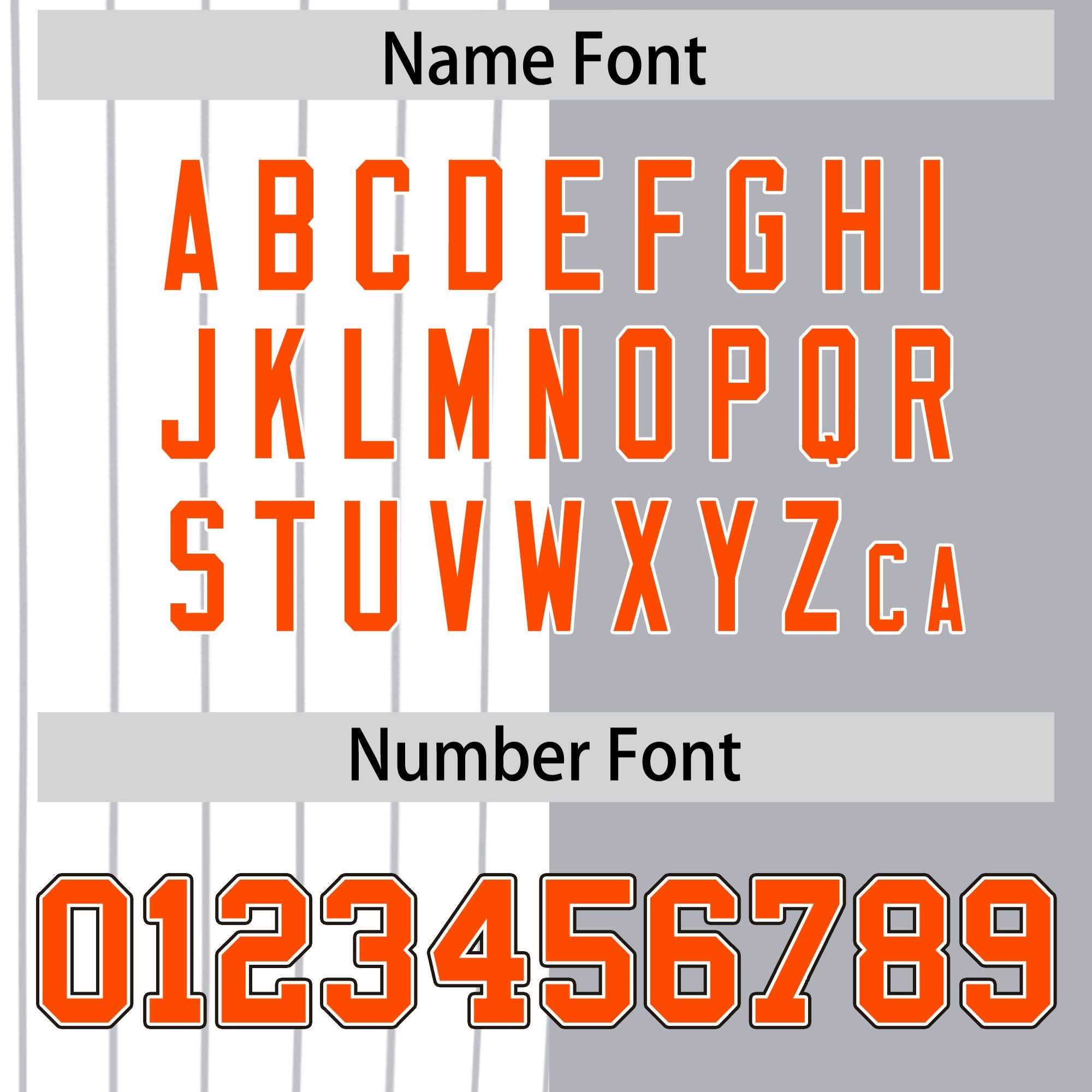 Custom White Gray and Orange Pinstripe Personalized Raglan Sleeves Authentic Baseball Jersey