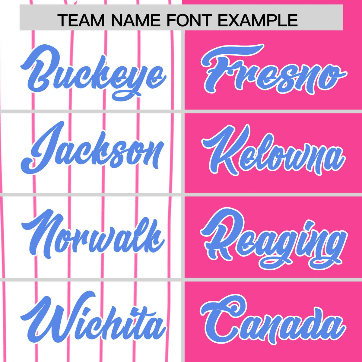 Custom White Pink and Powder Blue Pinstripe Personalized Raglan Sleeves Authentic Baseball Jersey