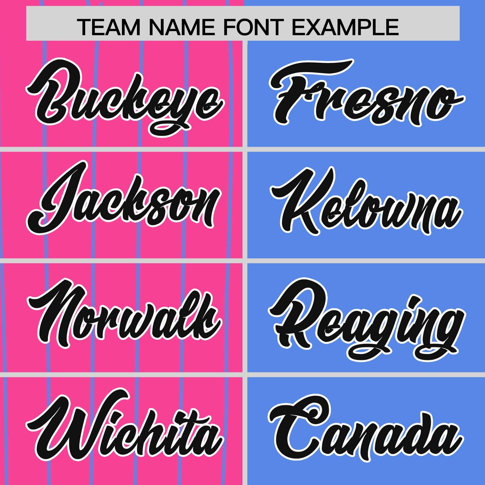 Custom Pink Powder Blue and Black Pinstripe Personalized Raglan Sleeves Authentic Baseball Jersey