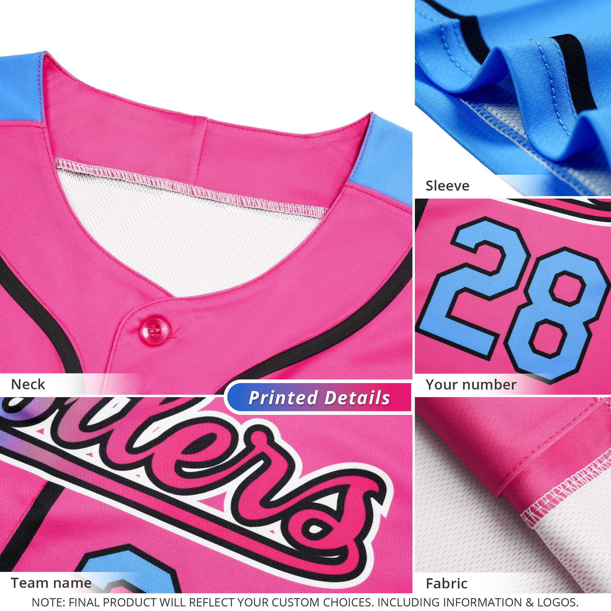 Custom White Teal and Purple Pinstripe Personalized Raglan Sleeves Authentic Baseball Jersey