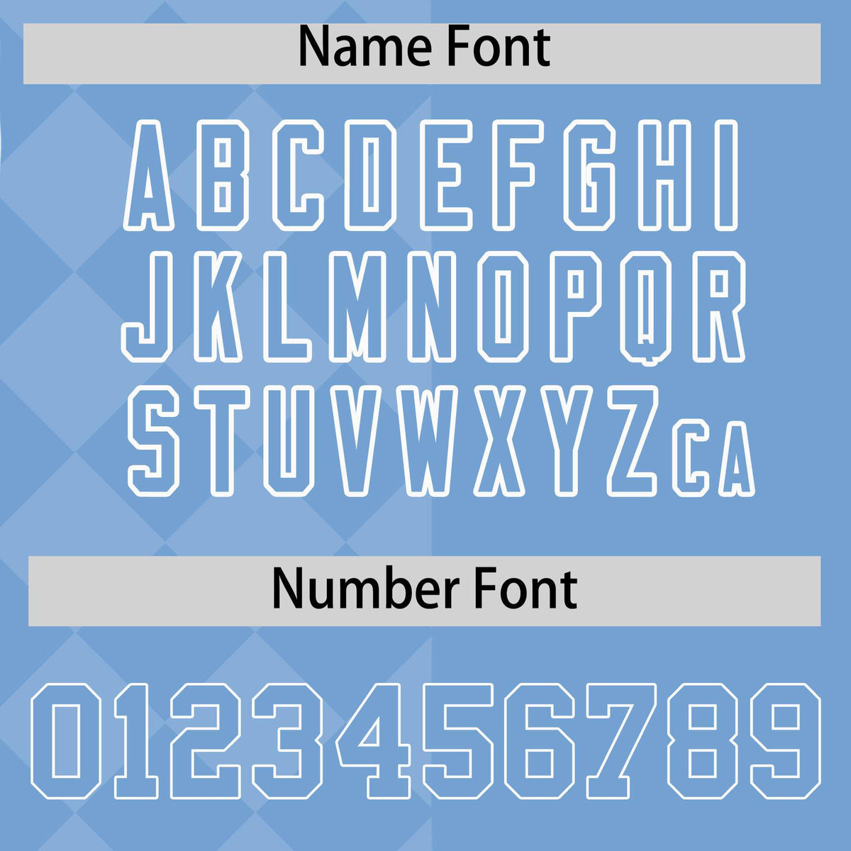 Custom Powder Blue Rhombus Design Authentic Baseball Jersey