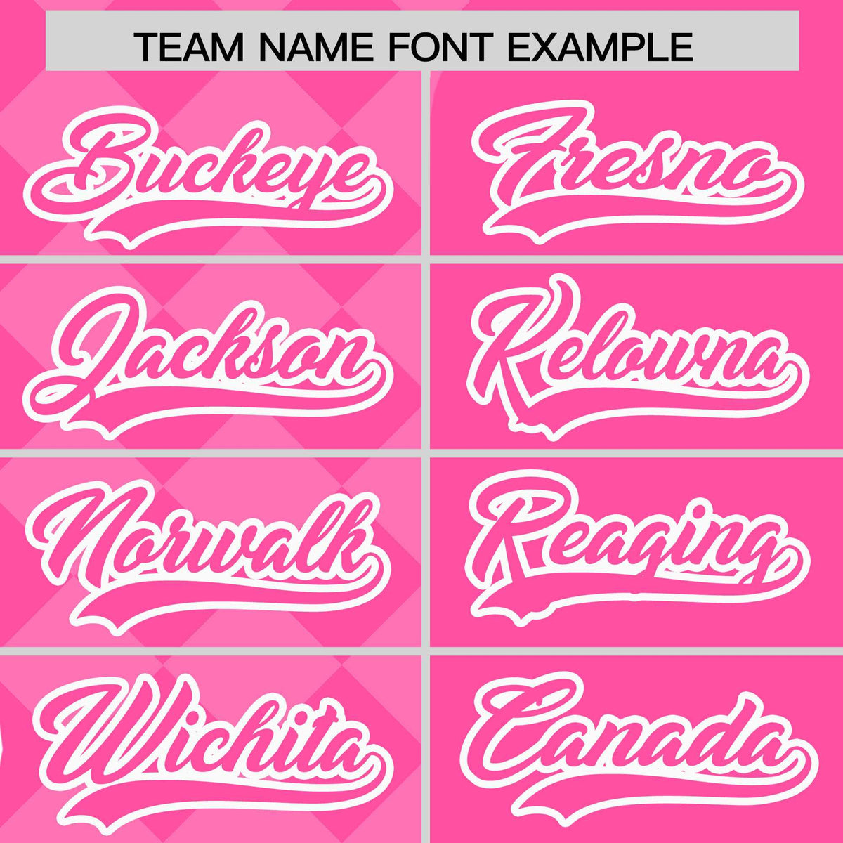 Custom Pink Rhombus Design Authentic Baseball Jersey