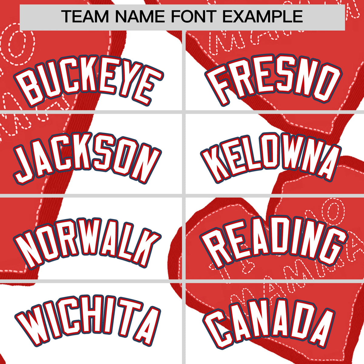 Custom White Red Mother's Day Style Graffiti Pattern Moisture-Wicking Baseball Jersey| KXKSHOP
