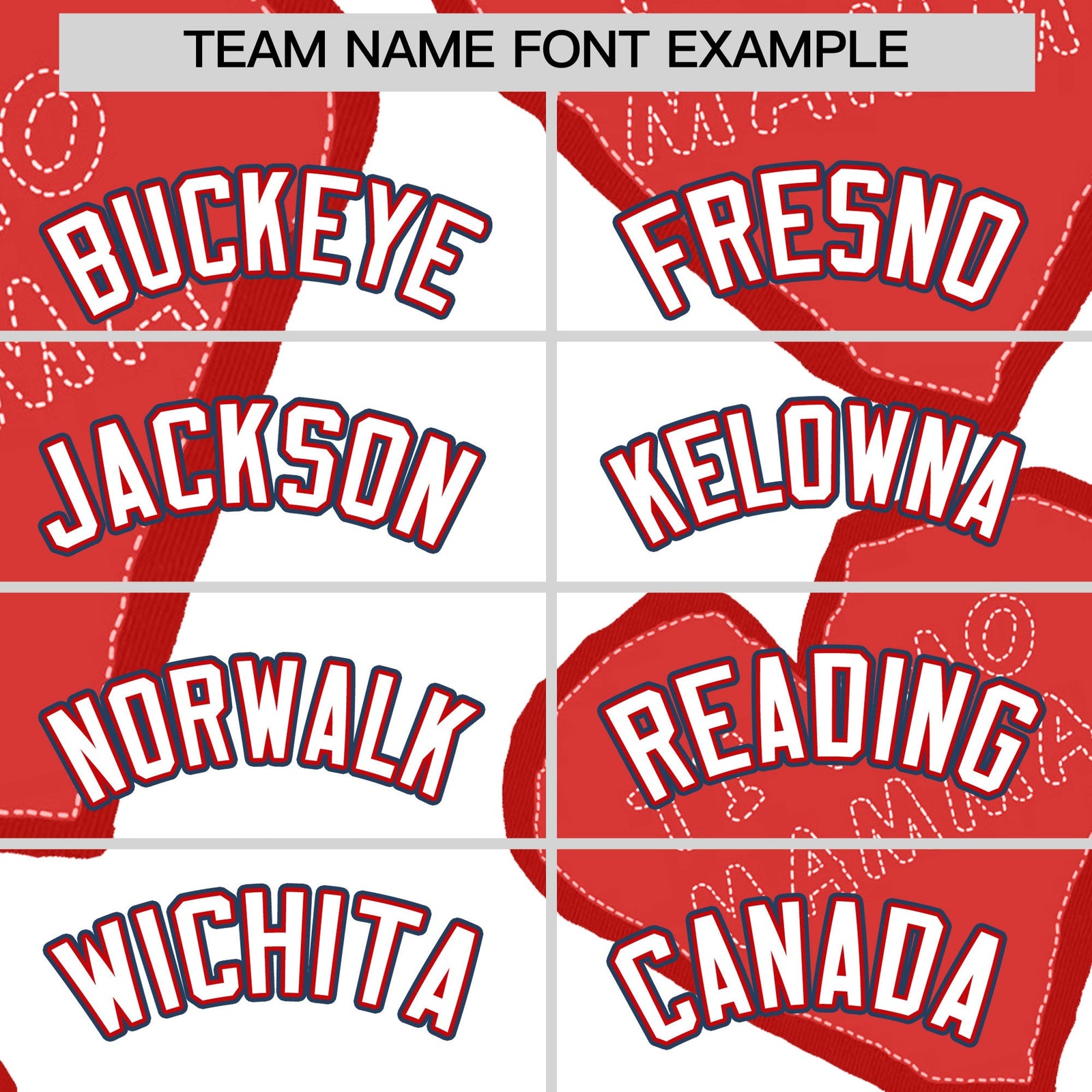 Custom White Red Mother's Day Style Graffiti Pattern Moisture-Wicking Baseball Jersey| KXKSHOP