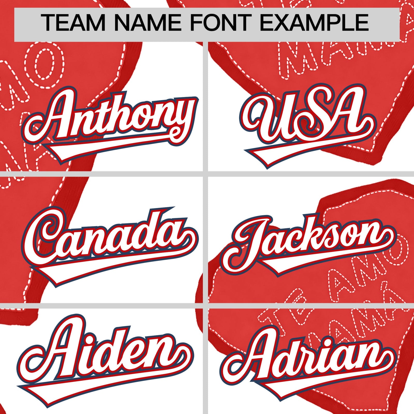 Custom White Red Mother's Day Style Graffiti Pattern Quick Dry Baseball Jersey| KXKSHOP