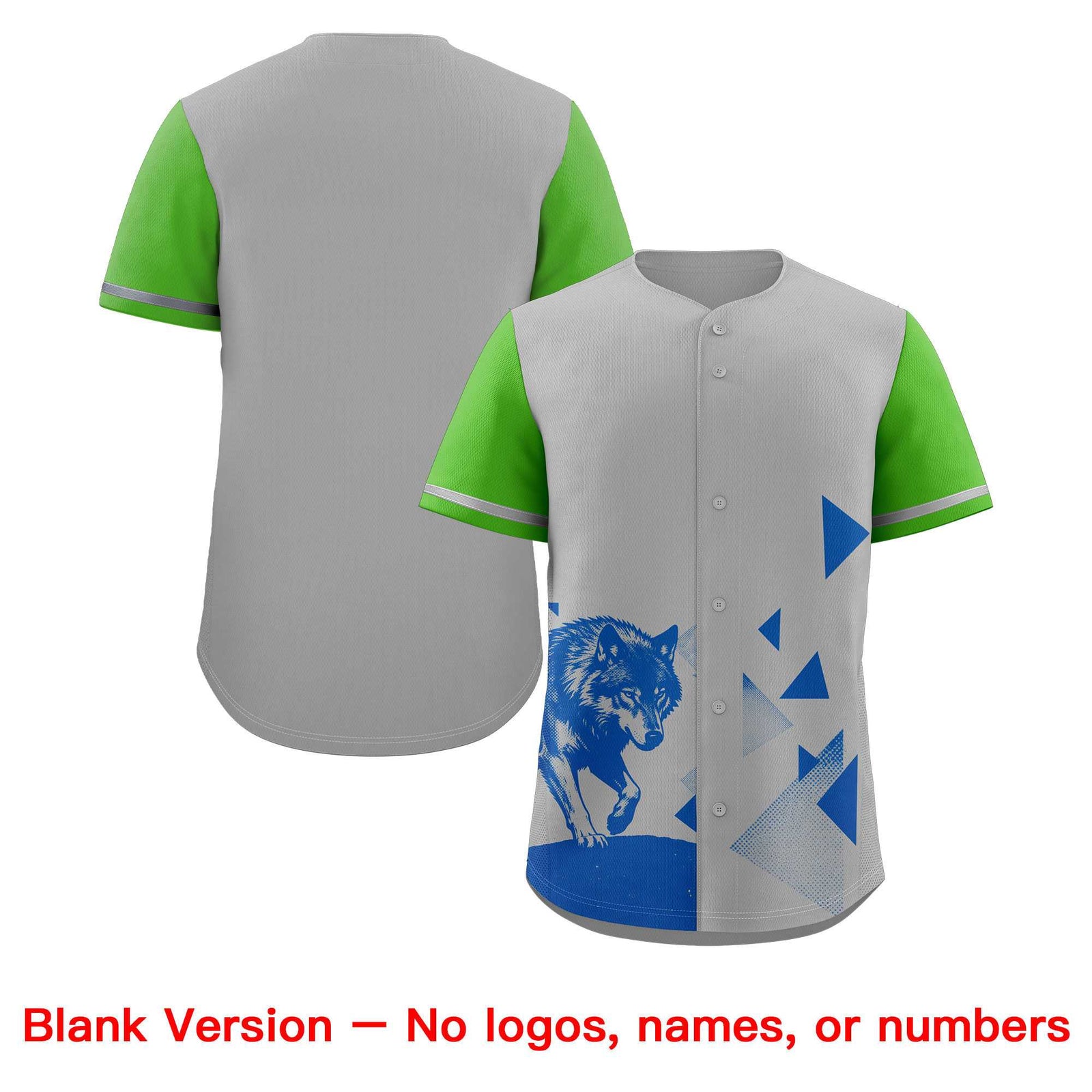Custom Light Green Gray Raptor Series Raglan Sleeves Street Style Baseball Jersey