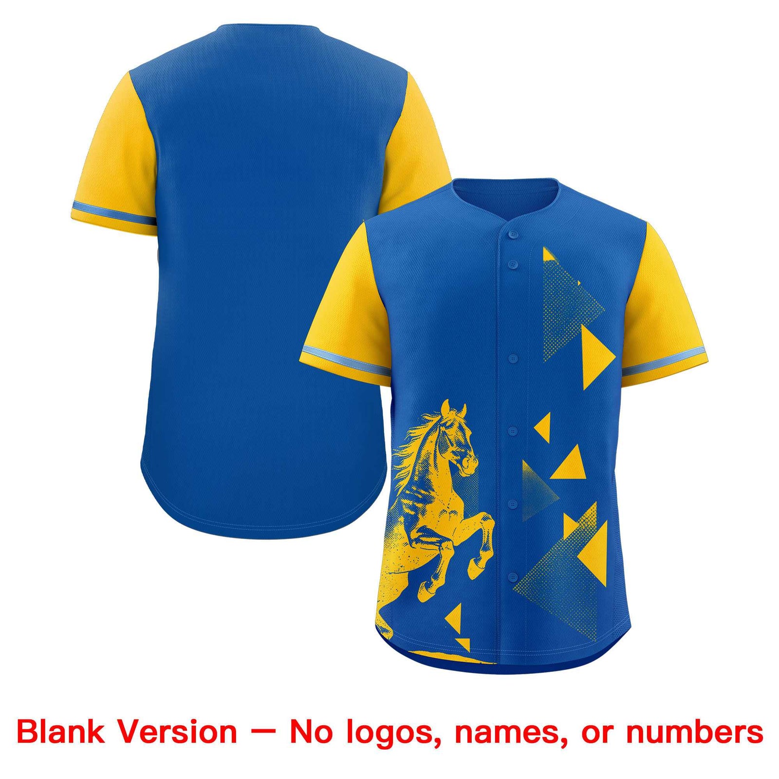 Custom Yellow Royal Raptor Series Raglan Sleeves Breathable Baseball Jersey |KXKSHOP
