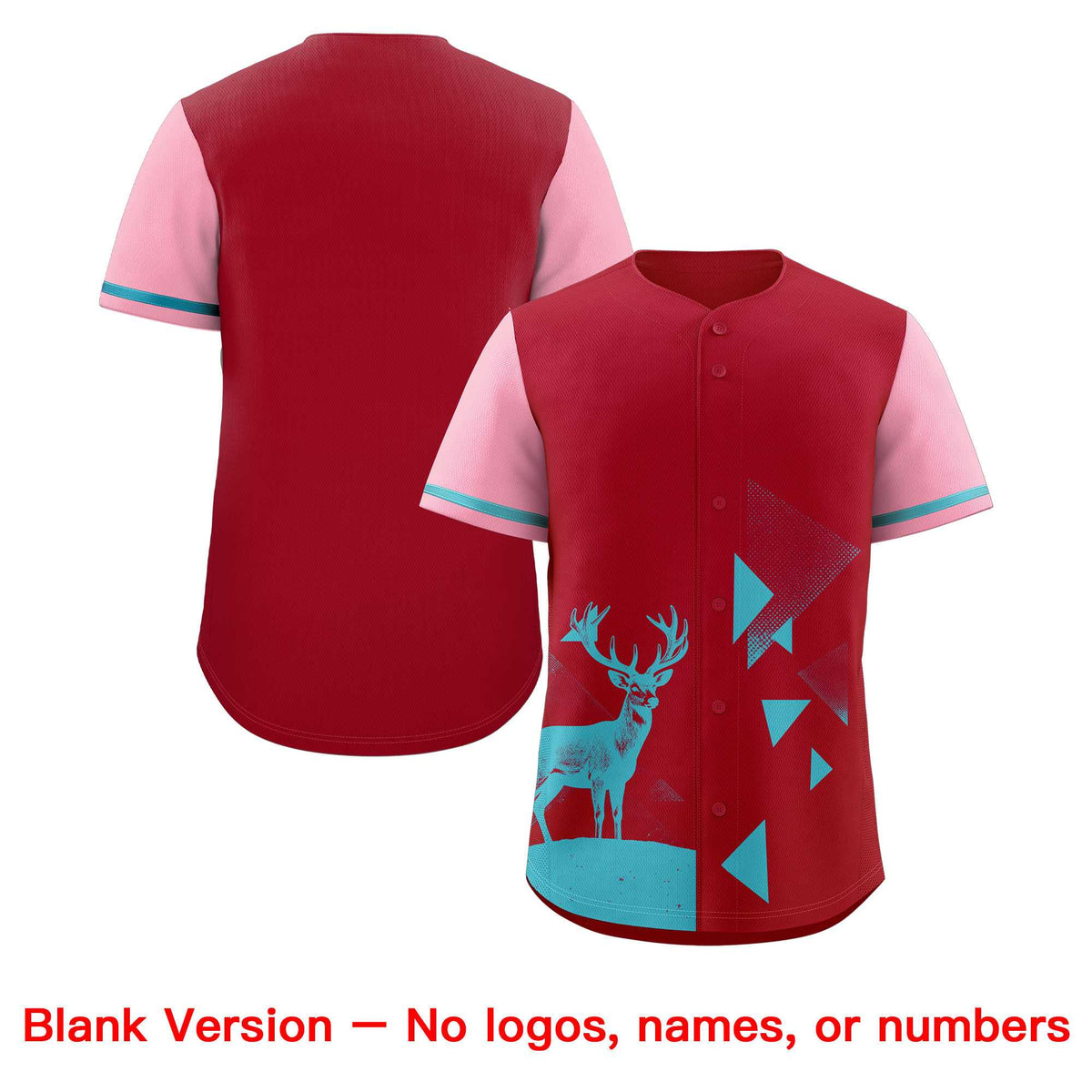 Custom Light Pink Scarlet Raptor Series Raglan Sleeves Drapable Baseball Jersey |KXKSHOP