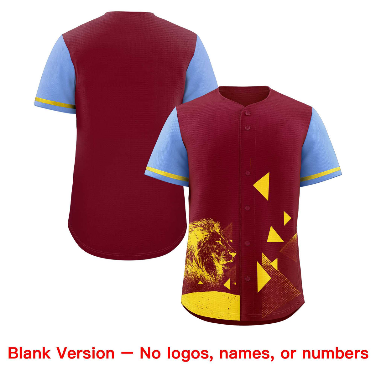 Custom Light Blue Crimson Raptor Series Raglan Sleeves Breathable Baseball Jersey |KXKSHOP