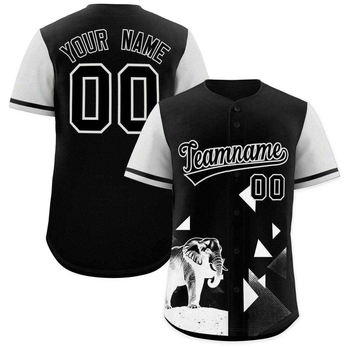 Custom Gray Black Raptor Series Raglan Sleeves Drapable Baseball Jersey |KXKSHOP
