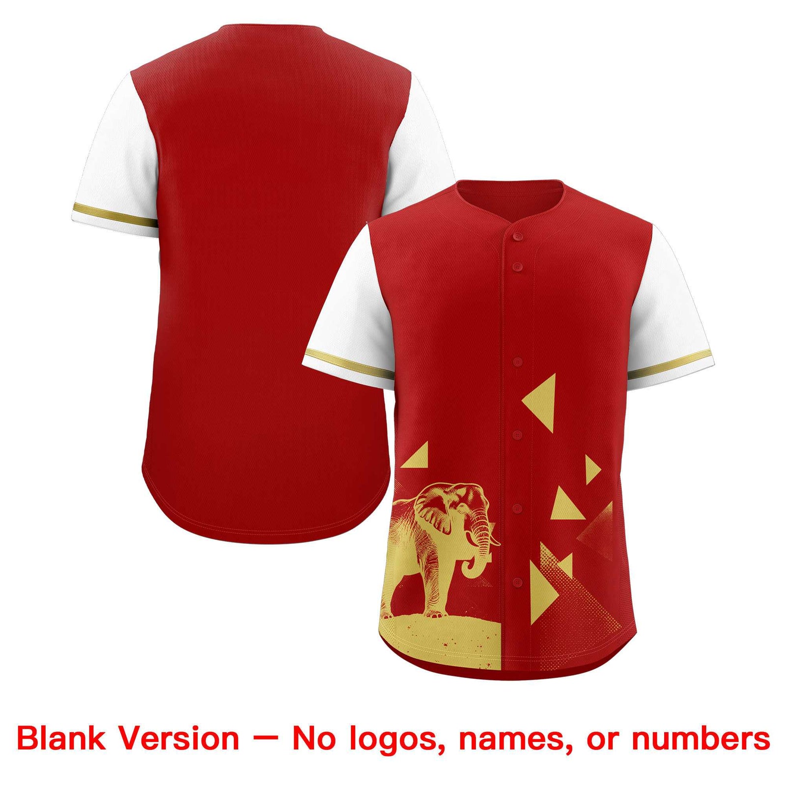 Custom Red White Raptor Series Raglan Sleeves Street Style Baseball Jersey |KXKSHOP